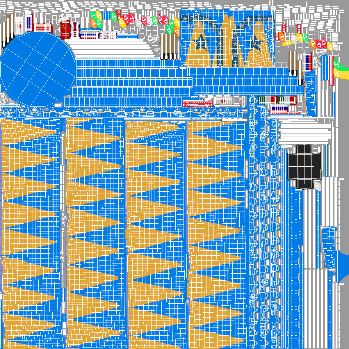 3D Traditional Circus Tent model