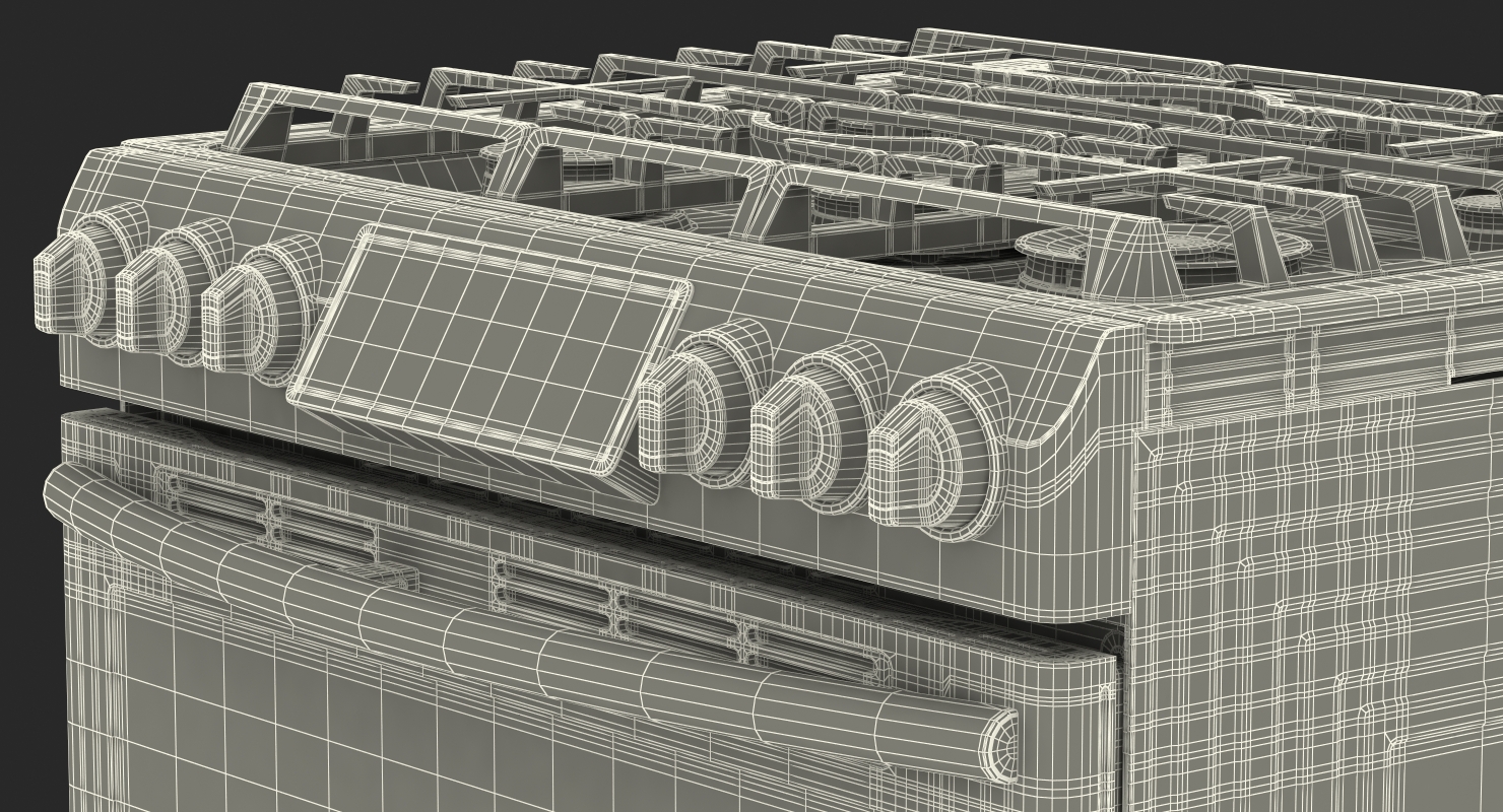 3D Dual Fuel Range Generic model