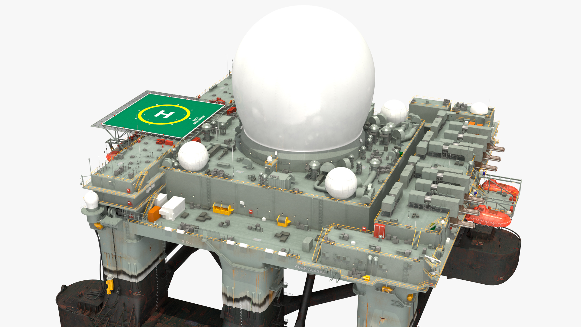 Sea Based X Band Radar 3D