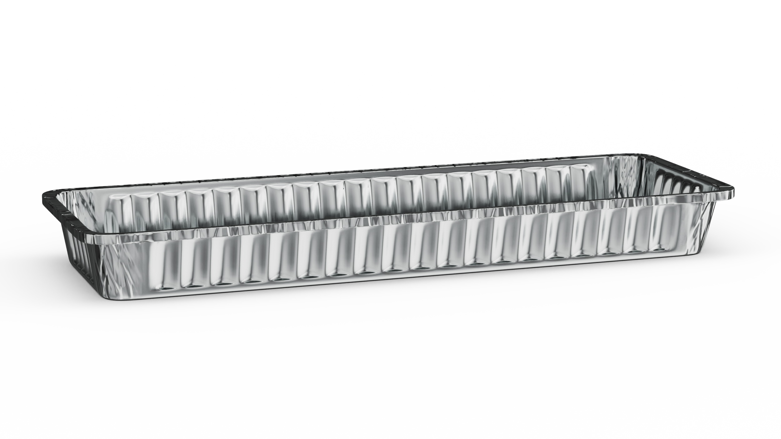 Aluminum Foil Pan 30x10x3cm 3D