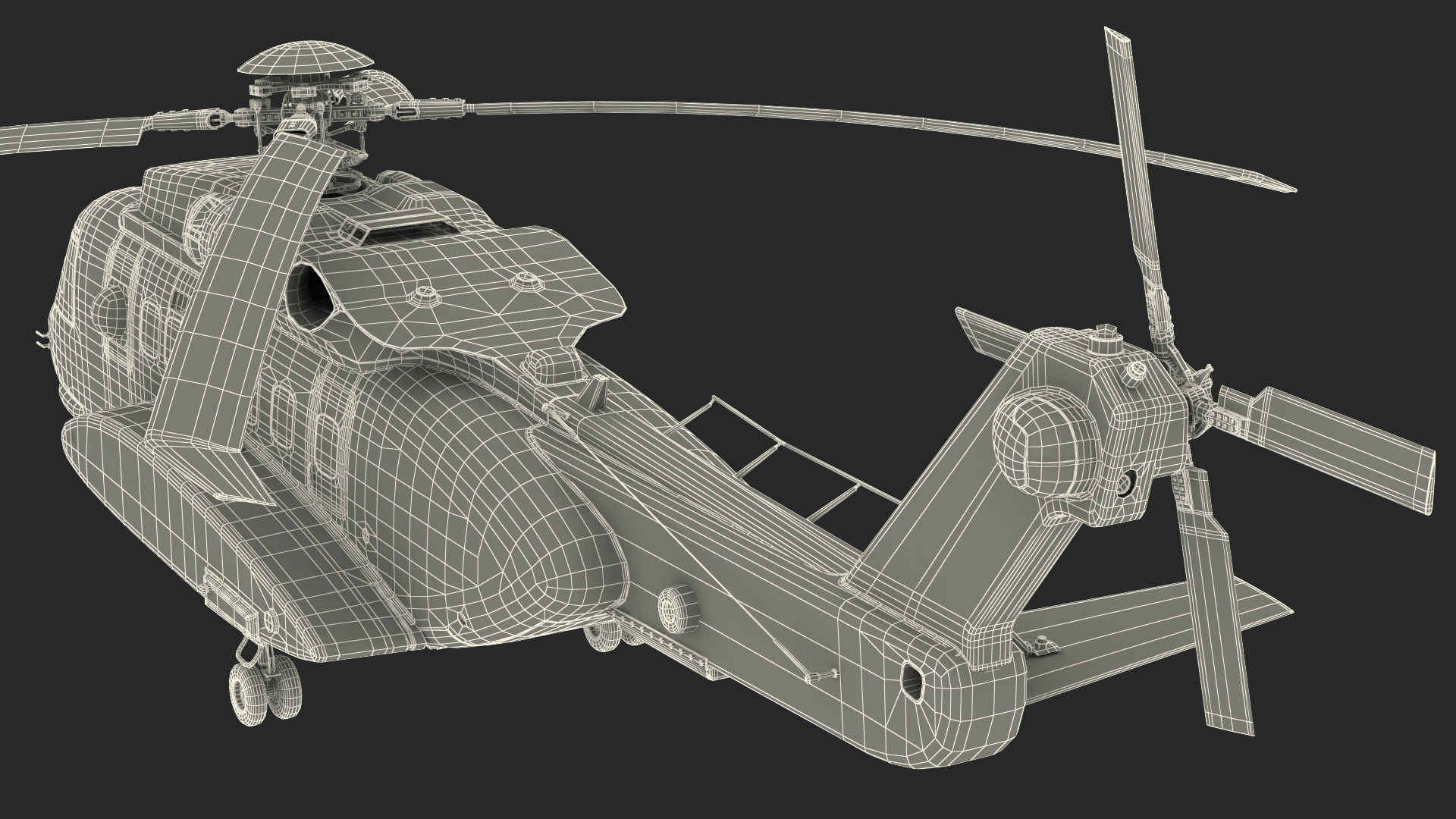 Sikorsky VH-92 Marine One Rigged 3D