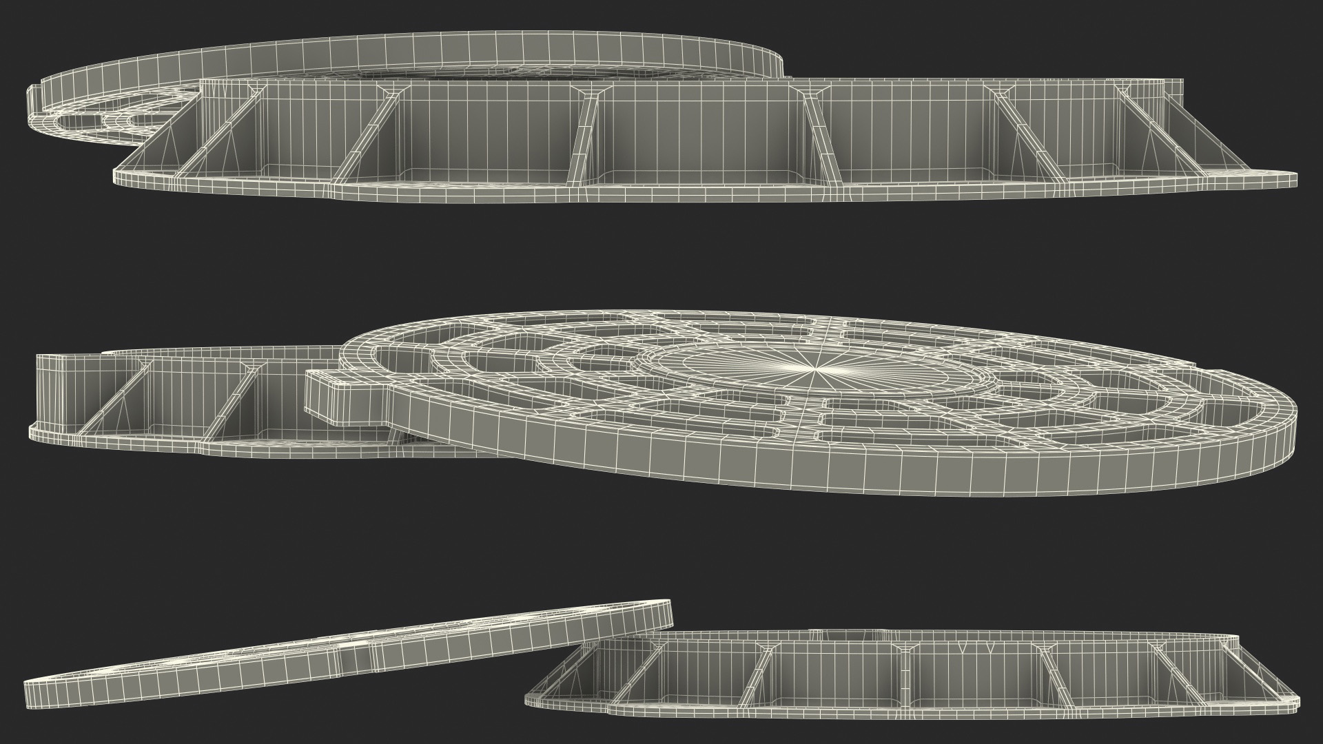 Rusty Stormwater Street Drain 3D model