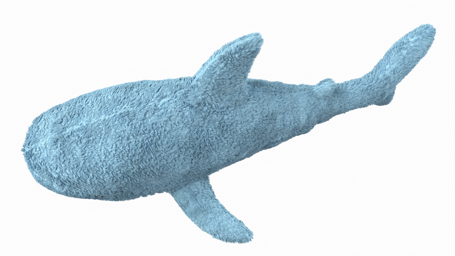 IKEA Shark Soft Toy Small Fur 3D model