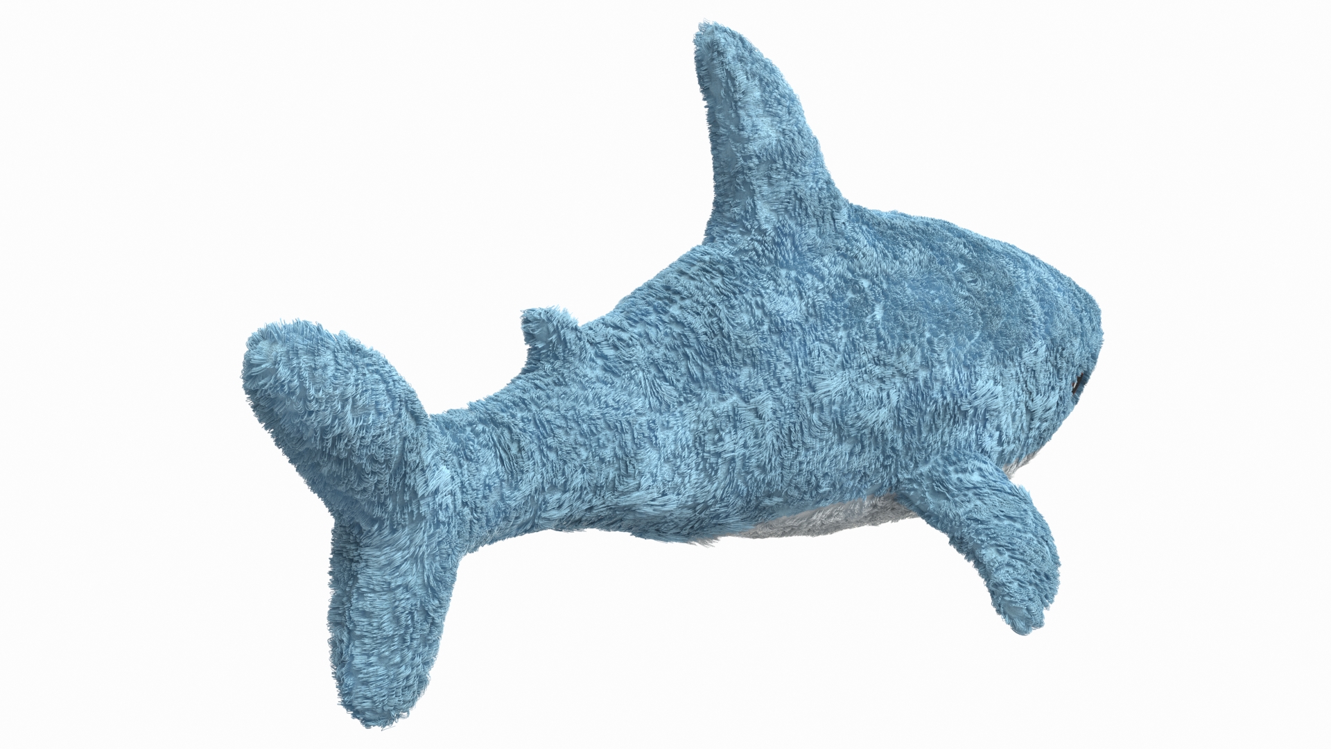 IKEA Shark Soft Toy Small Fur 3D model