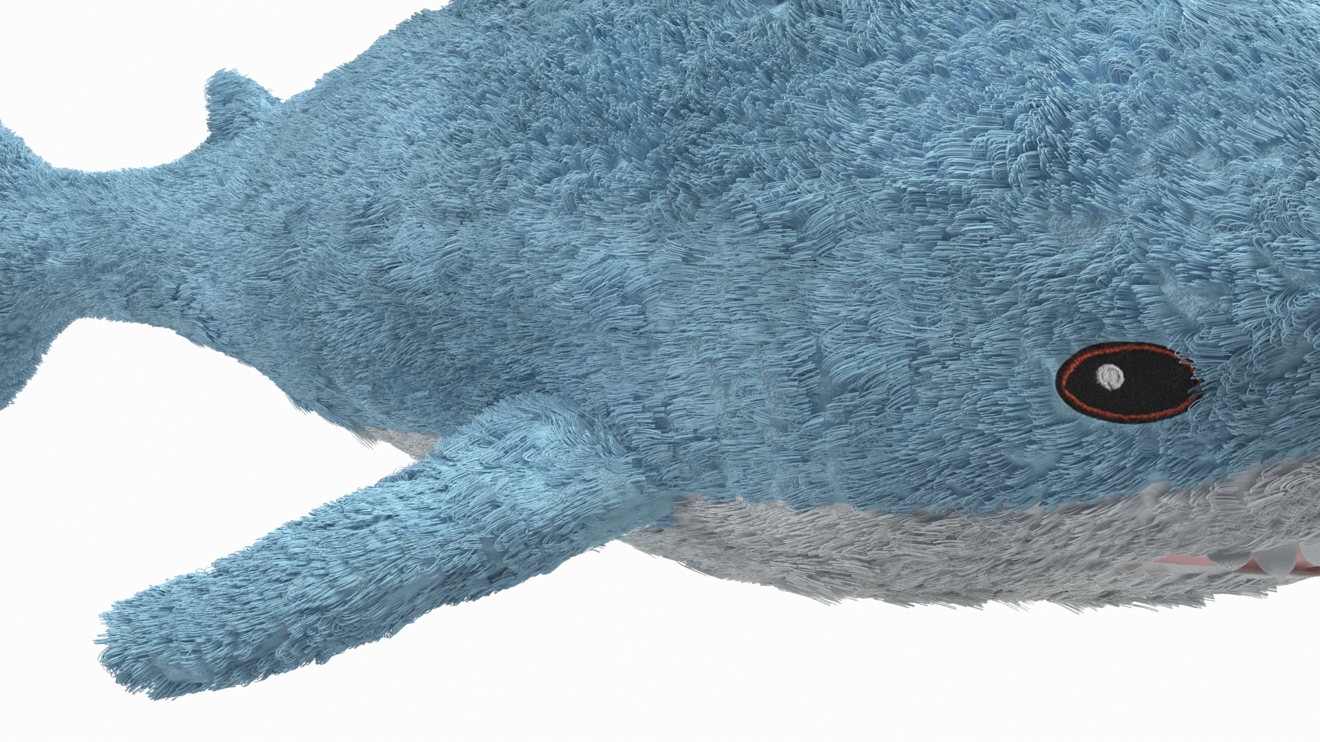 IKEA Shark Soft Toy Small Fur 3D model