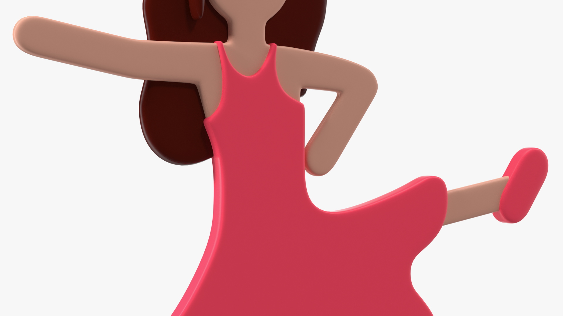 Woman Dancing Emoji 3D model