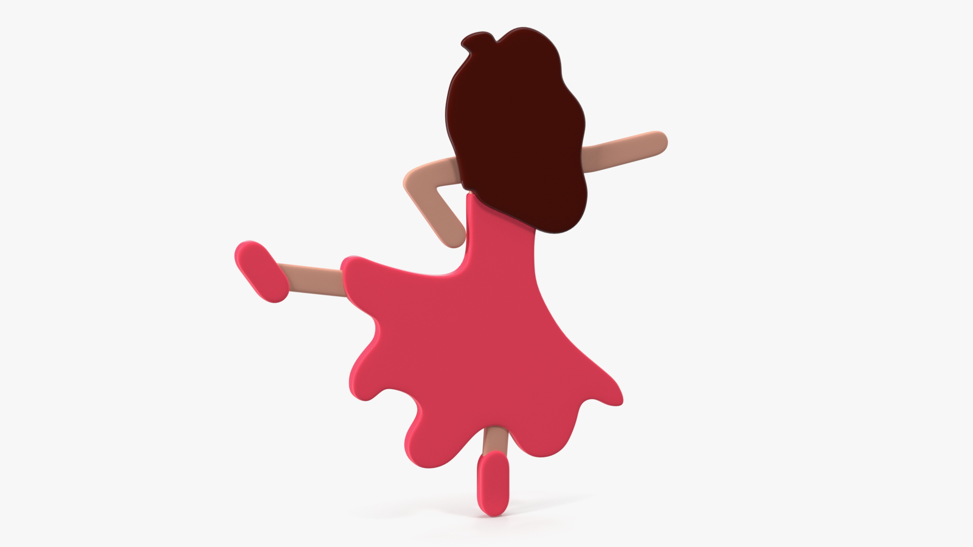 Woman Dancing Emoji 3D model