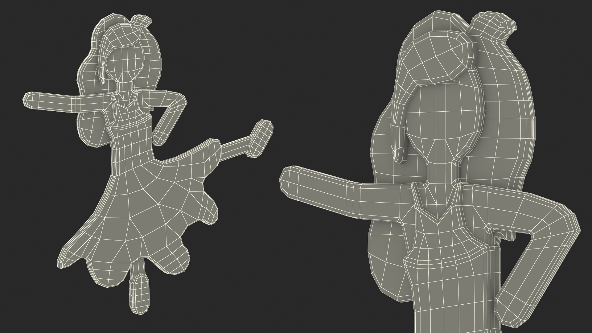 Woman Dancing Emoji 3D model