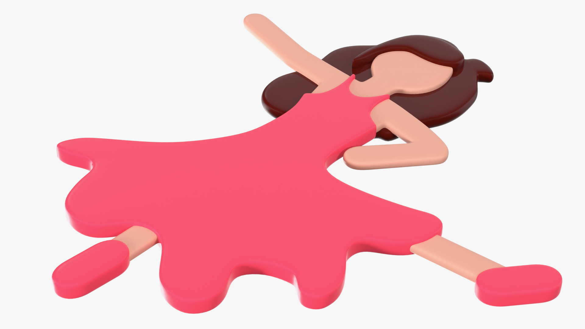 Woman Dancing Emoji 3D model