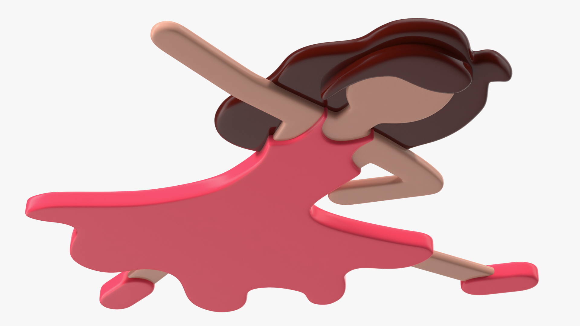 Woman Dancing Emoji 3D model