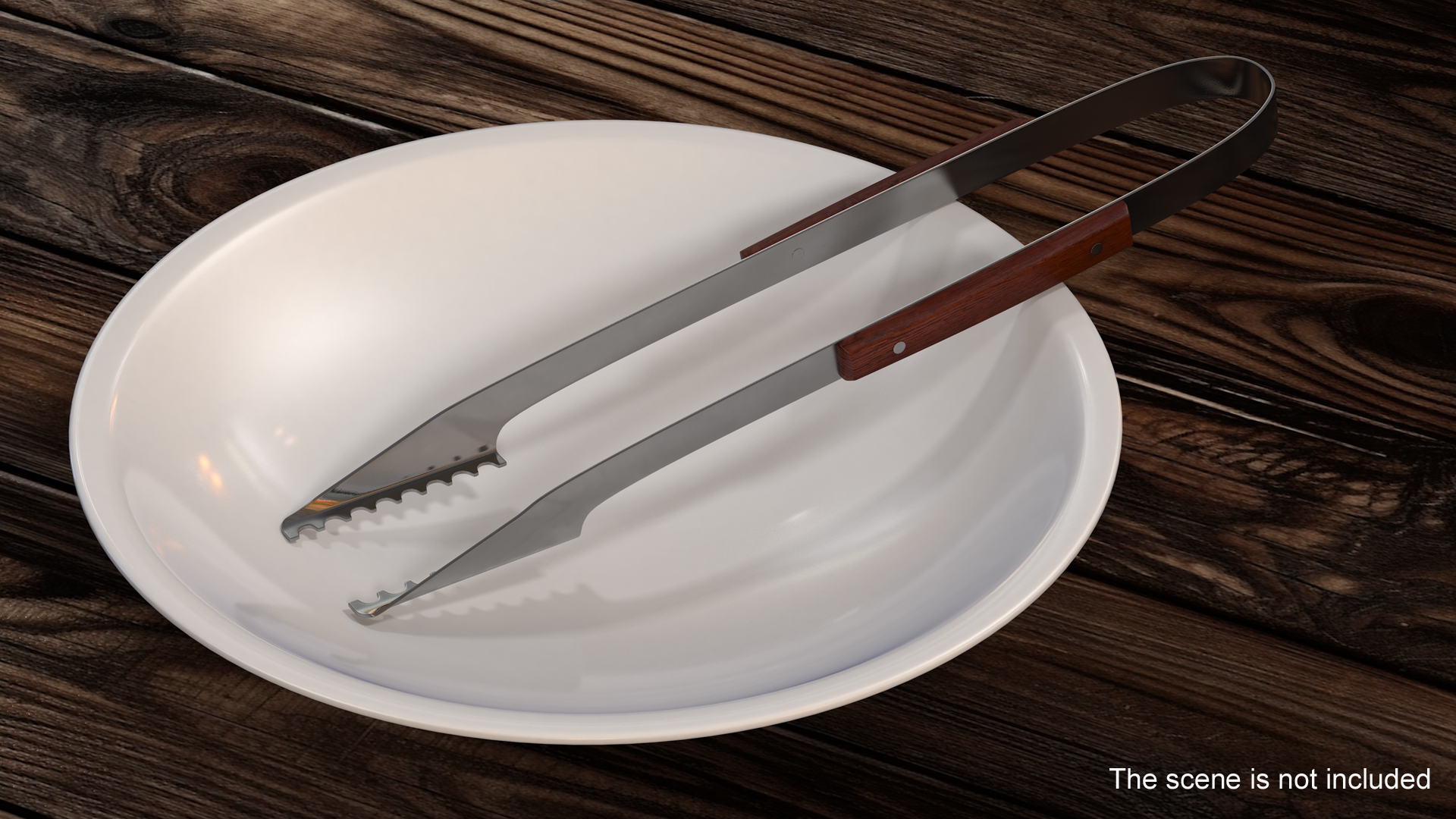 BBQ Locking Tongs 3D