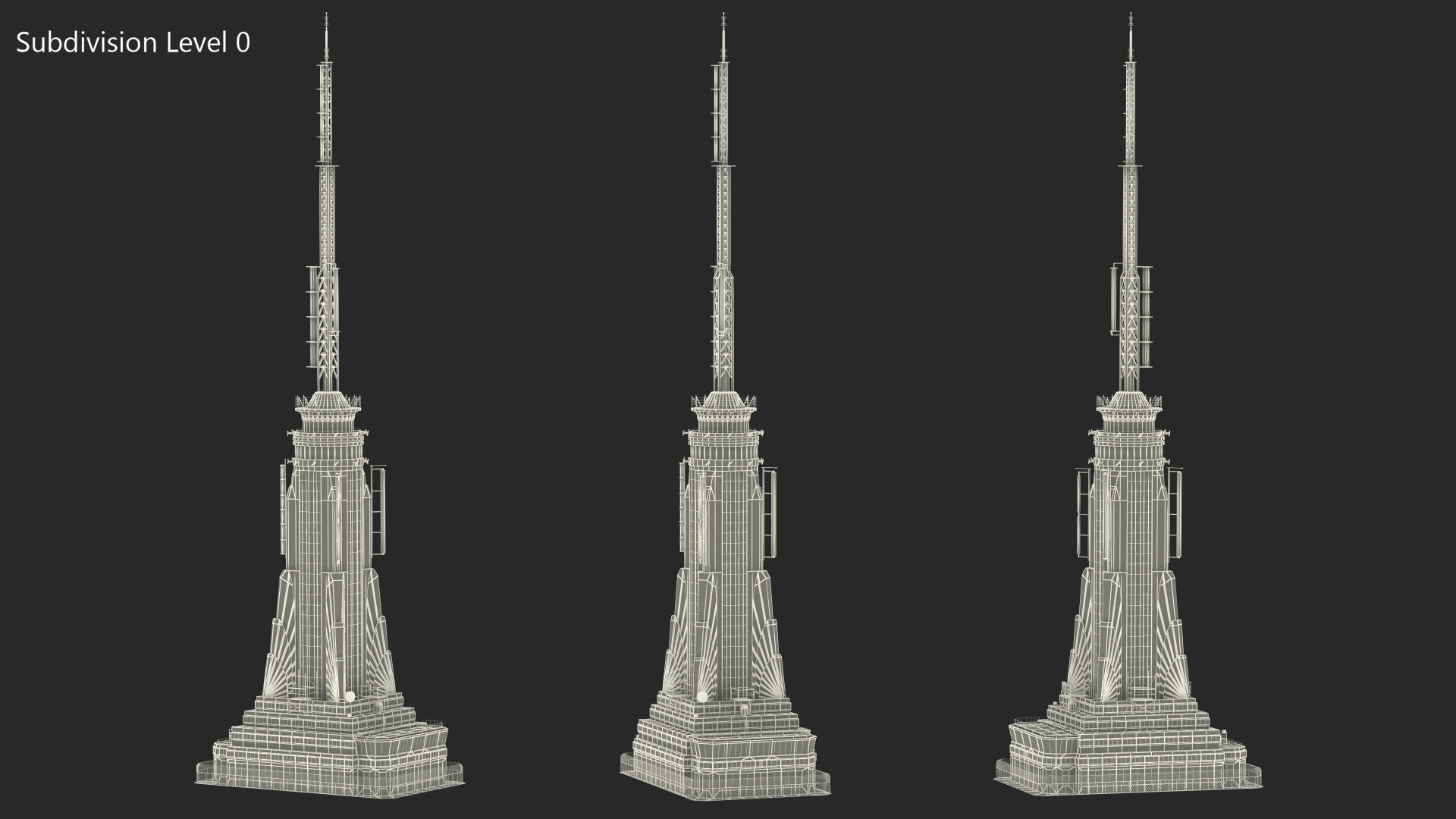 Empire State Building Spire 3D