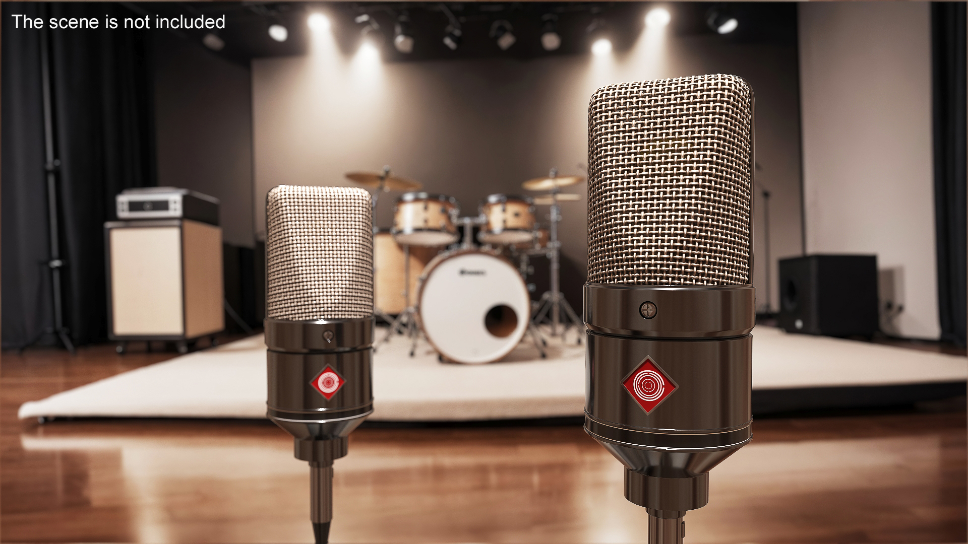 3D model Vintage Studio Microphone