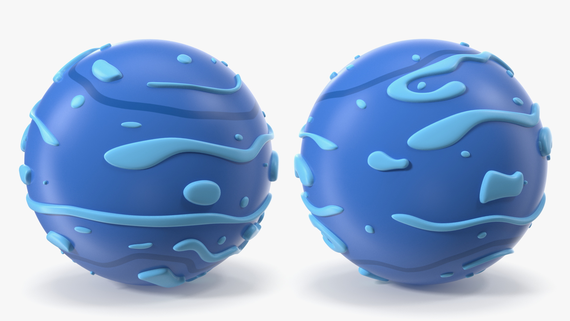 Cartoon Planet Neptune 3D