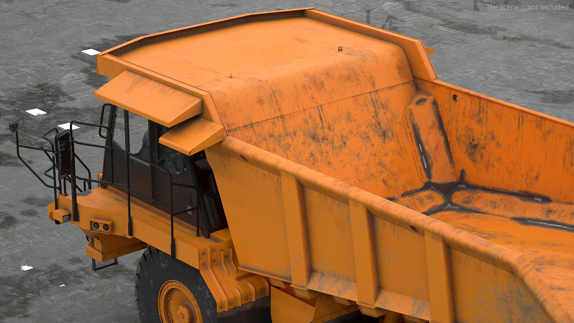 3D Off Highway Dump Truck Dirty model