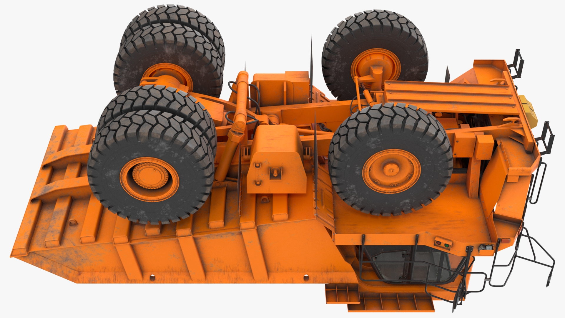 3D Off Highway Dump Truck Dirty model