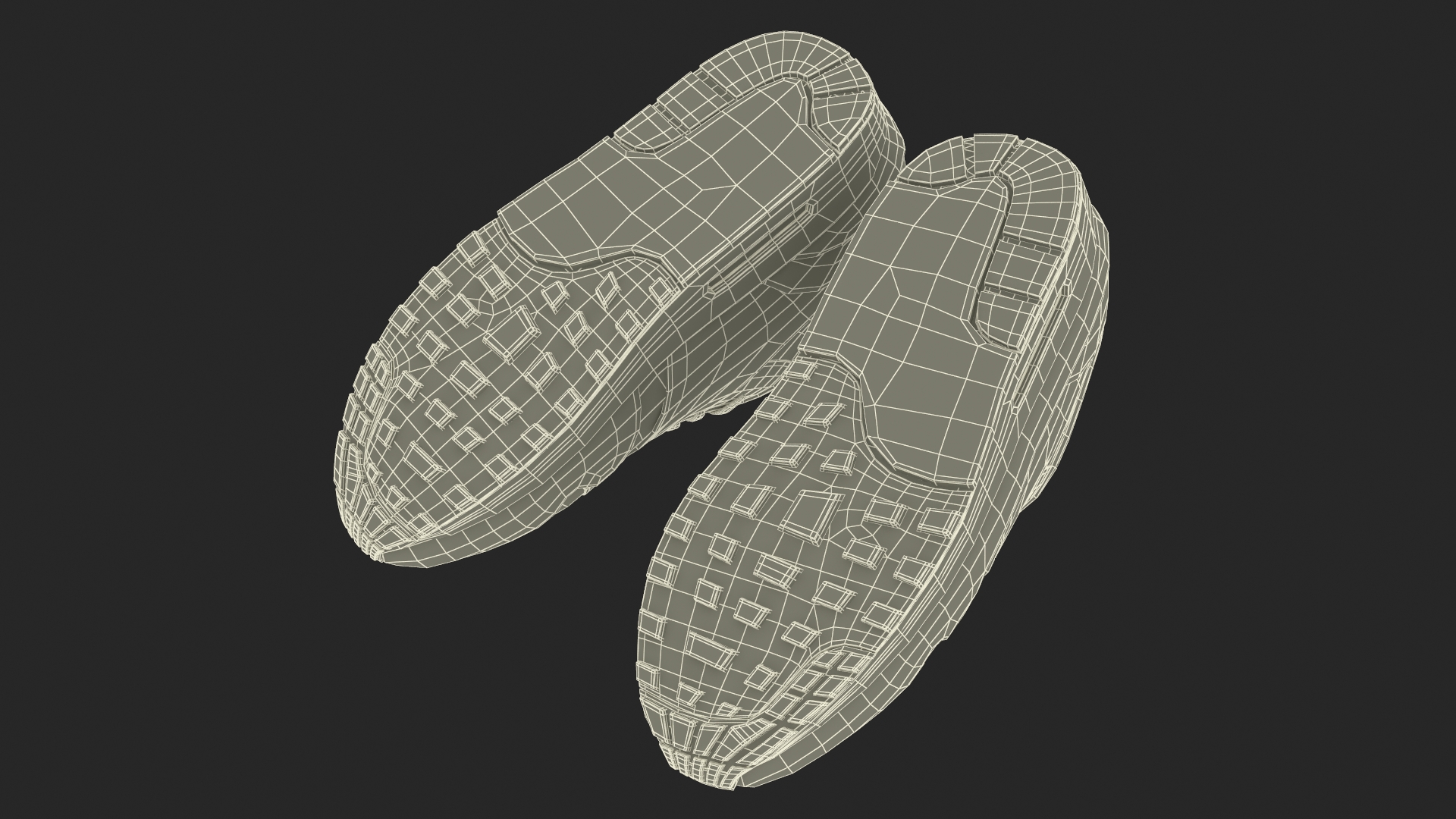 Black Sneakers 3D model