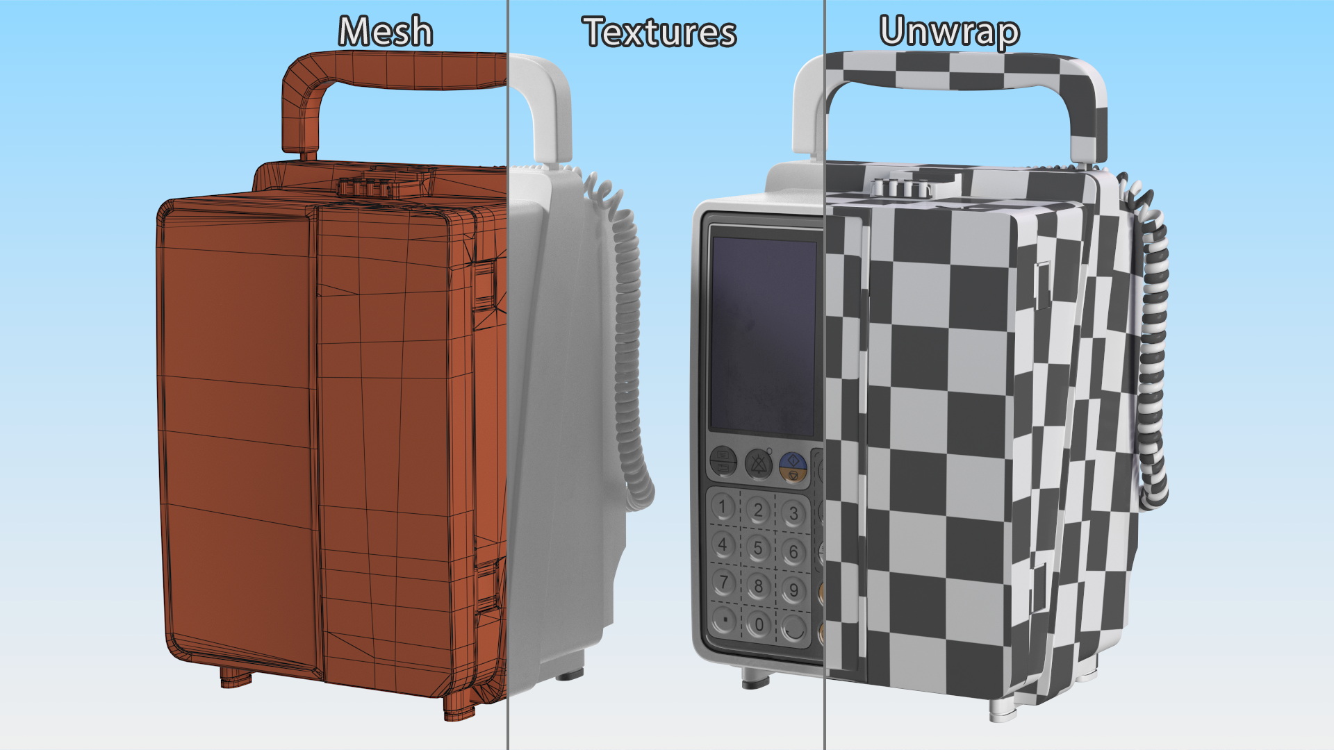 3D Infusion Pump model