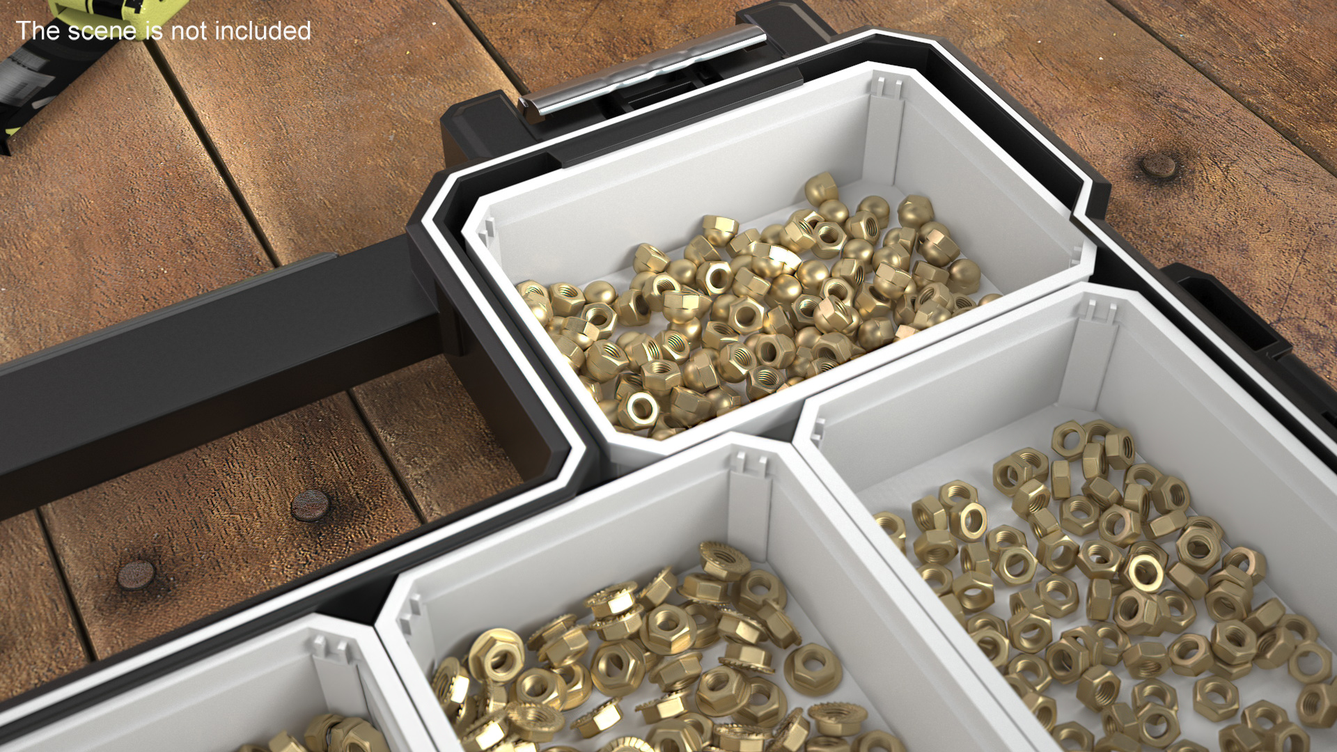 Brass Nuts Kit 3D model