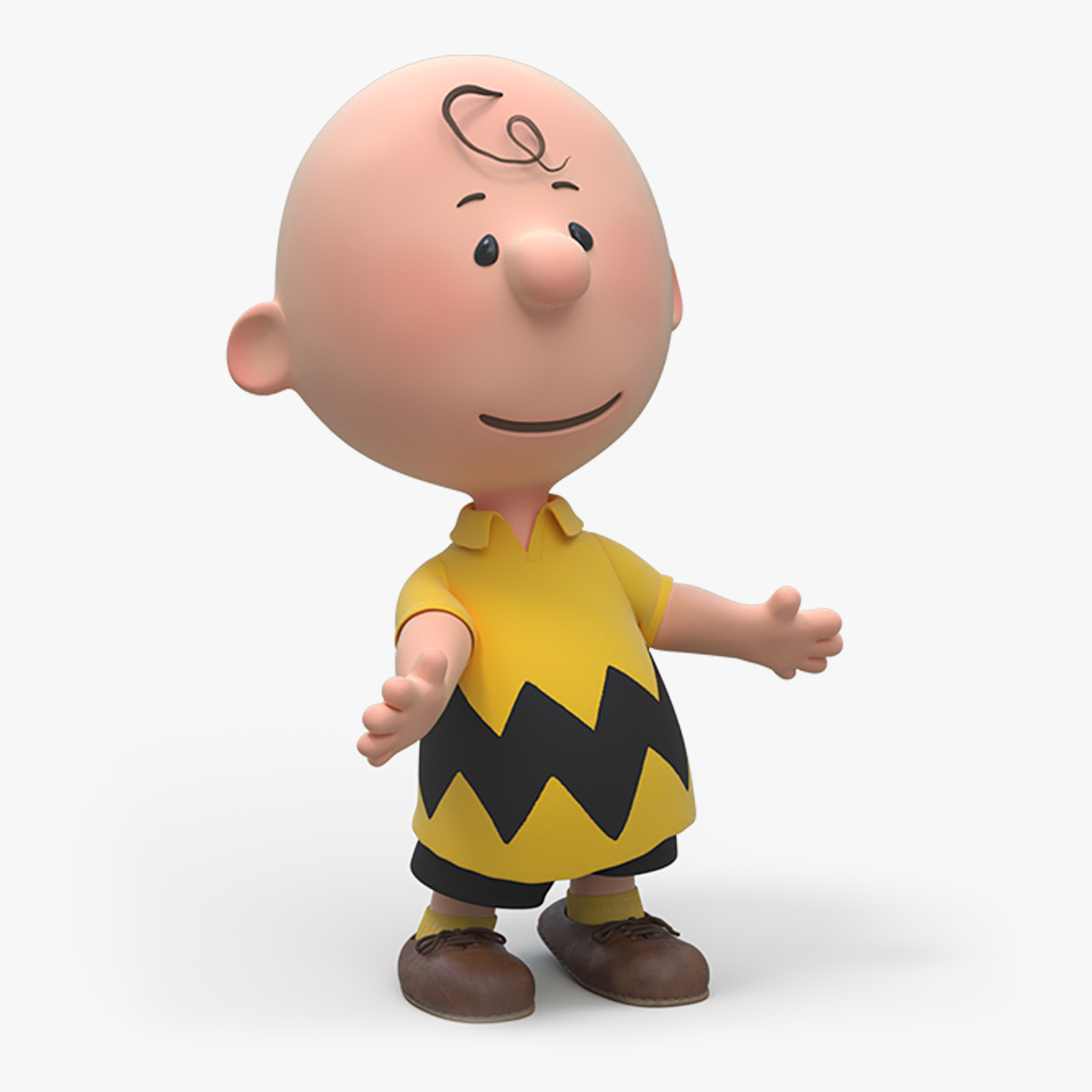 3D model Charlie Brown Rigged