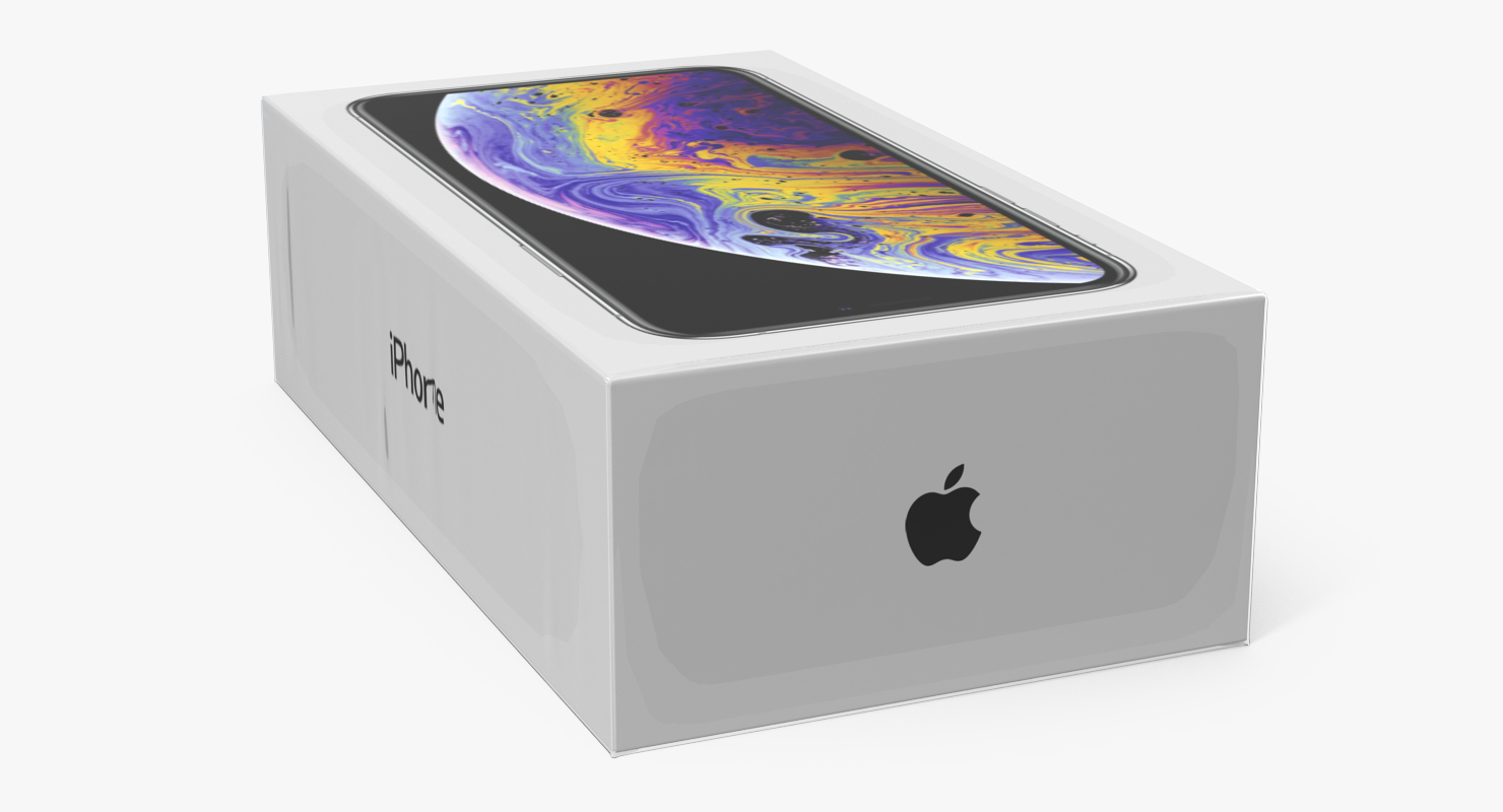 Apple iPhone Xs Box 3D model