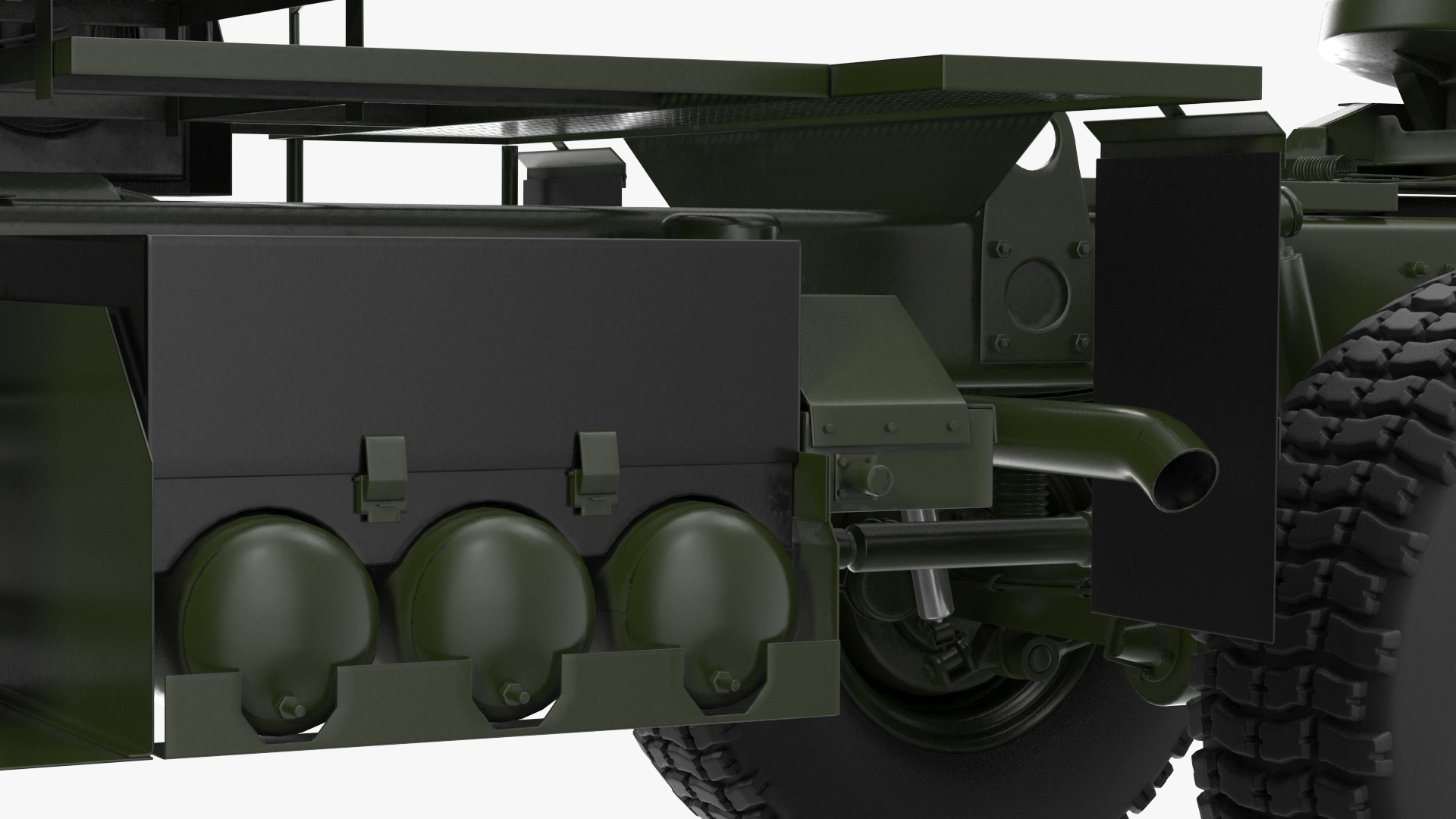 3D Military Tractor