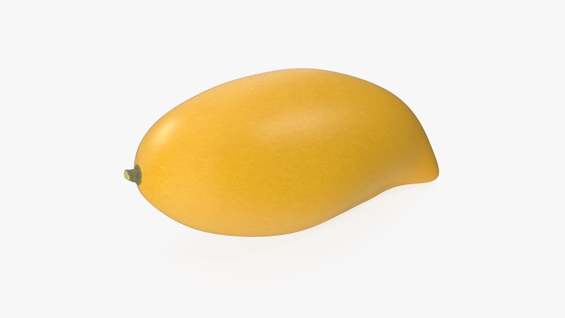 Yellow Long Mango 3D