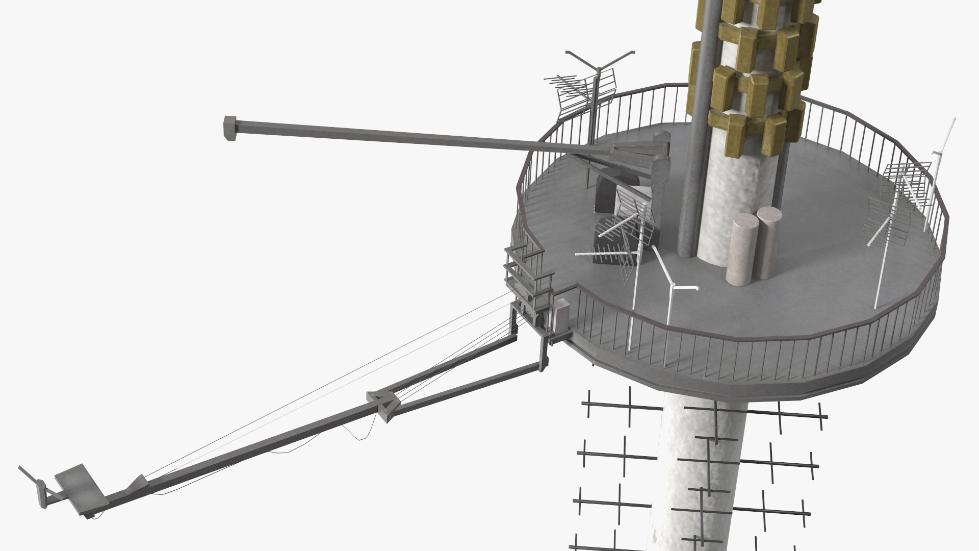 Television Tower Spire 3D