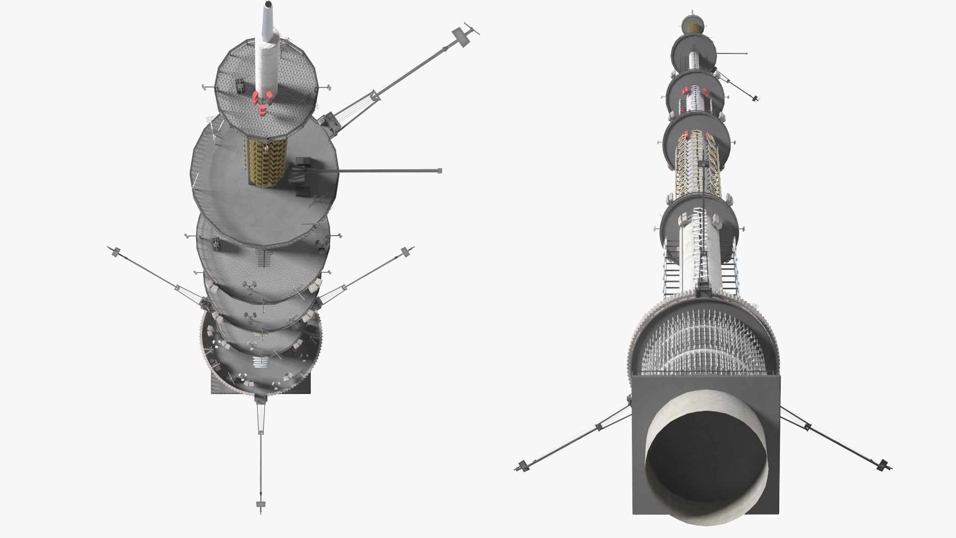 Television Tower Spire 3D