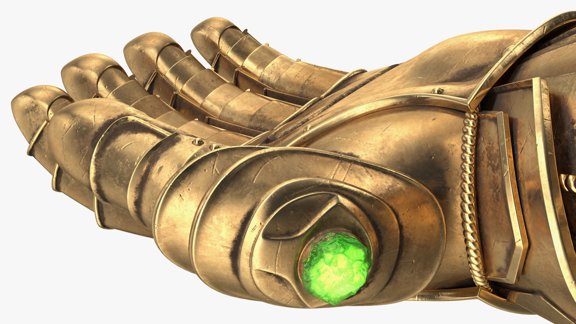 Infinity Gauntlet Glow Rigged 3D model