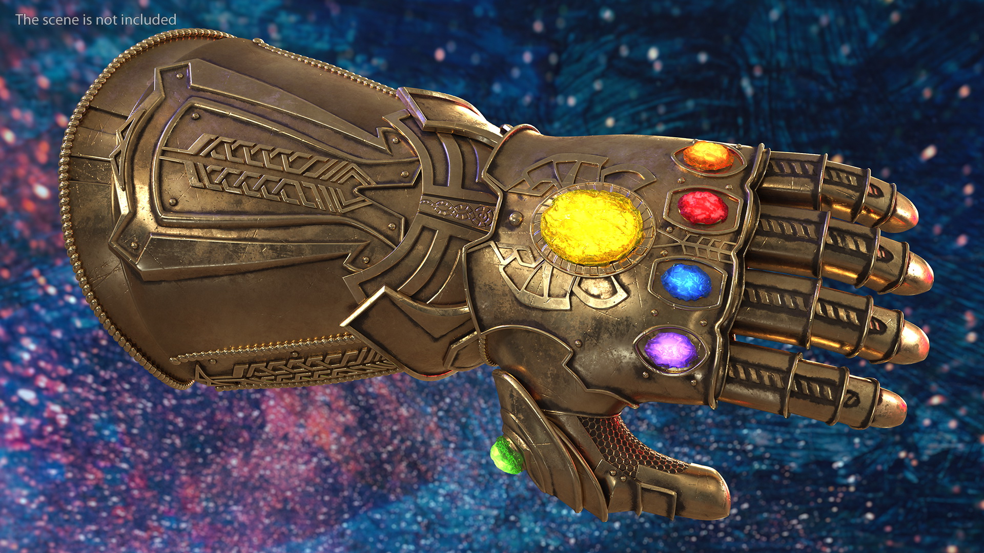 Infinity Gauntlet Glow Rigged 3D model