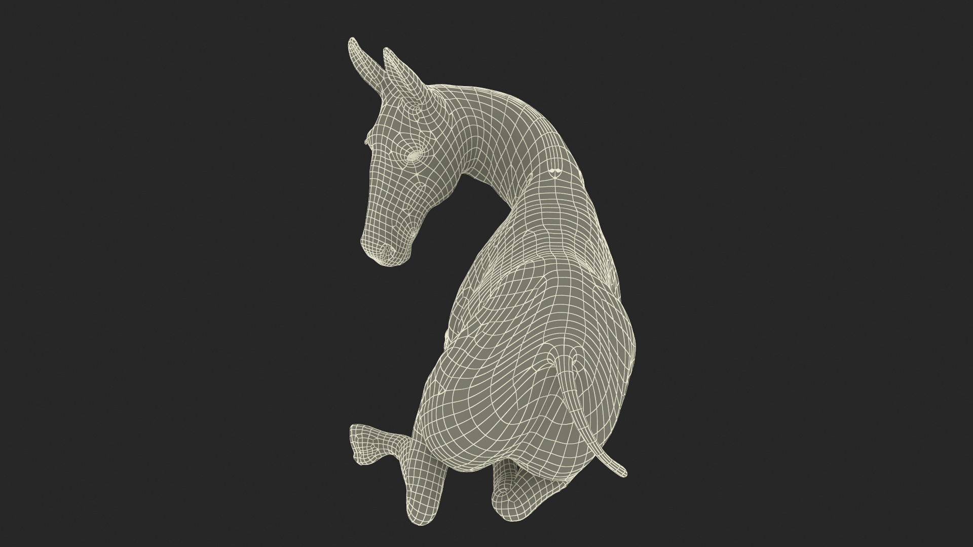 3D model Lying Mule