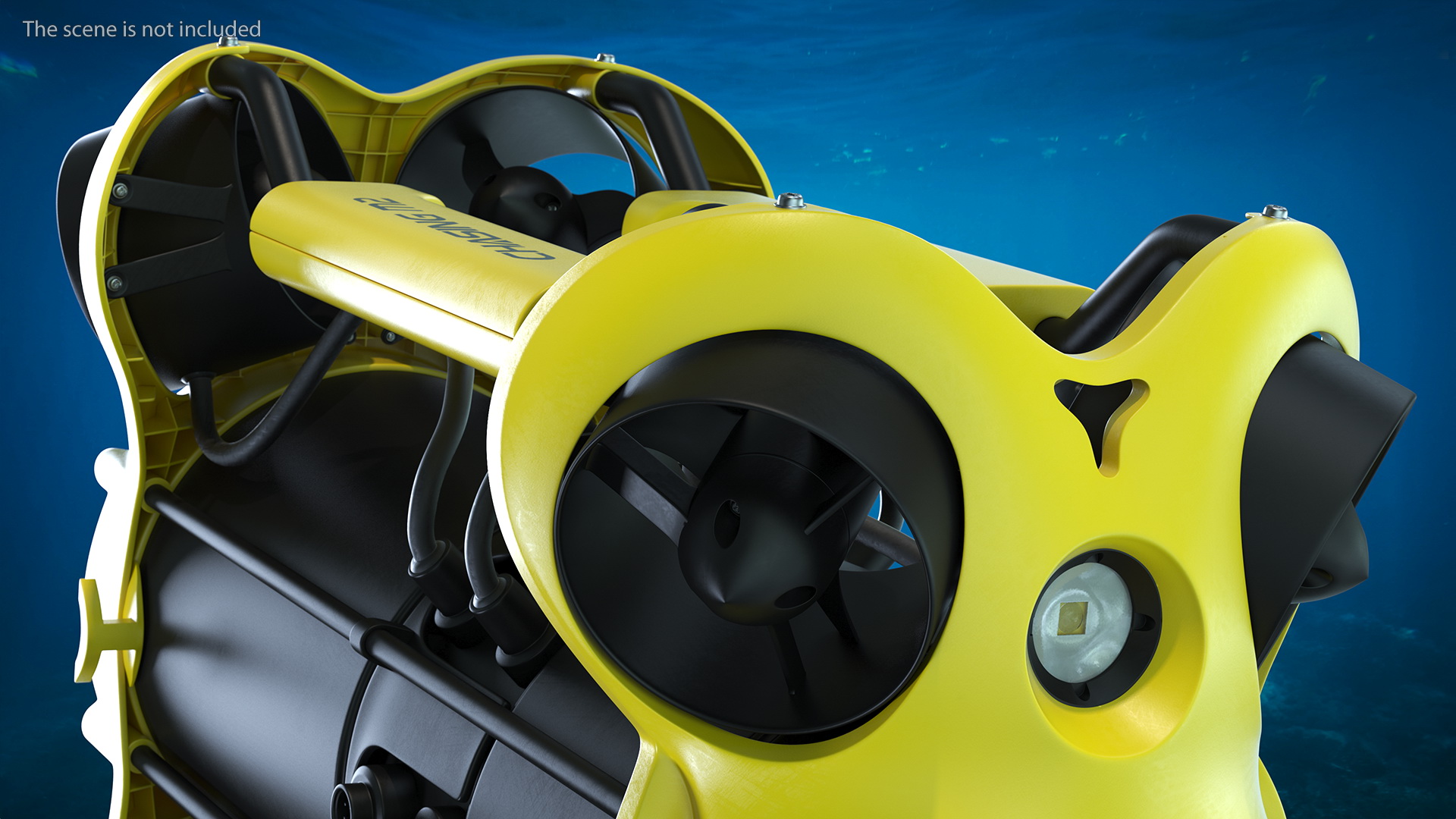 Chasing M2 Underwater Drone with Grabber Arm 3D model