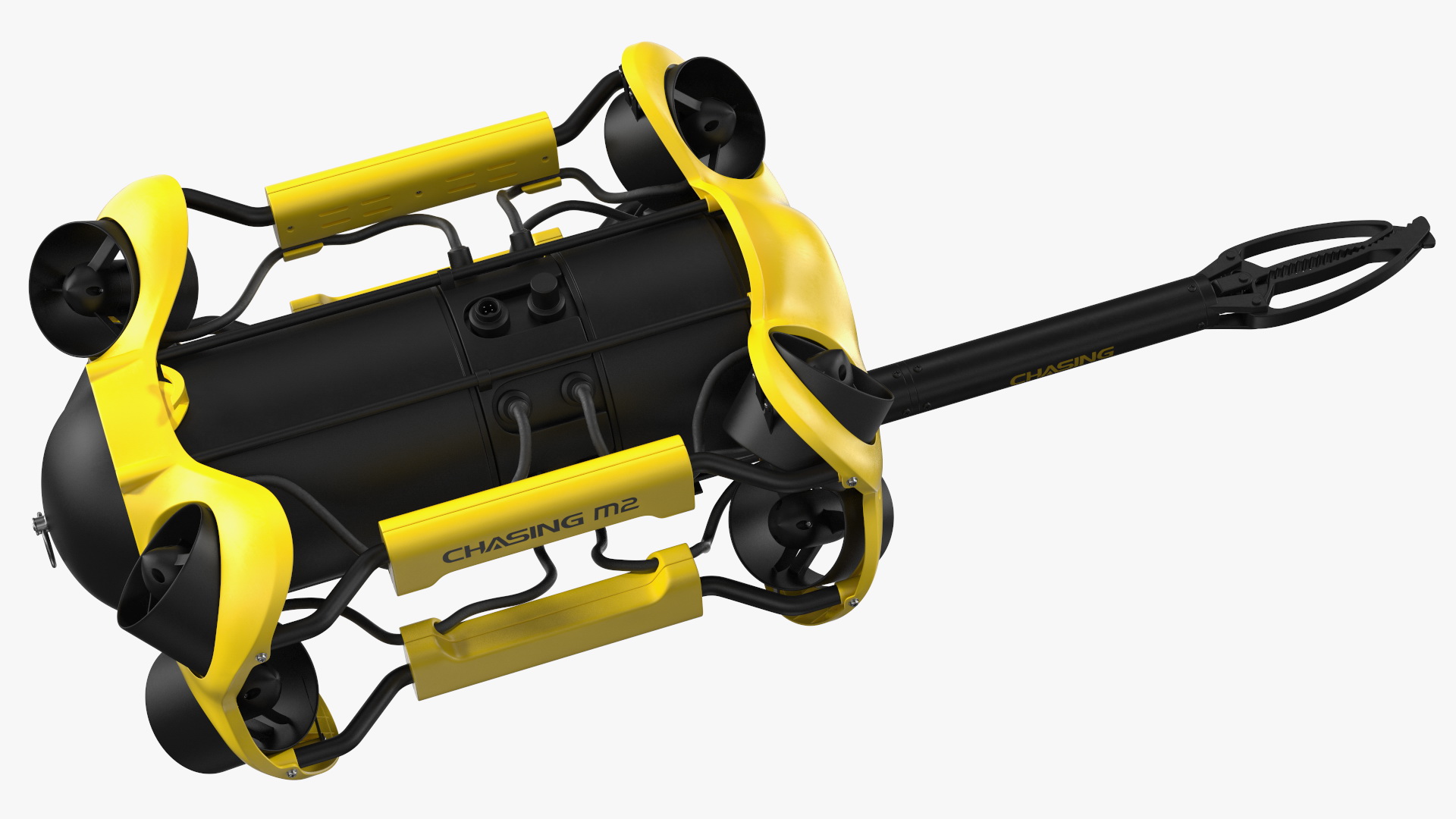 Chasing M2 Underwater Drone with Grabber Arm 3D model