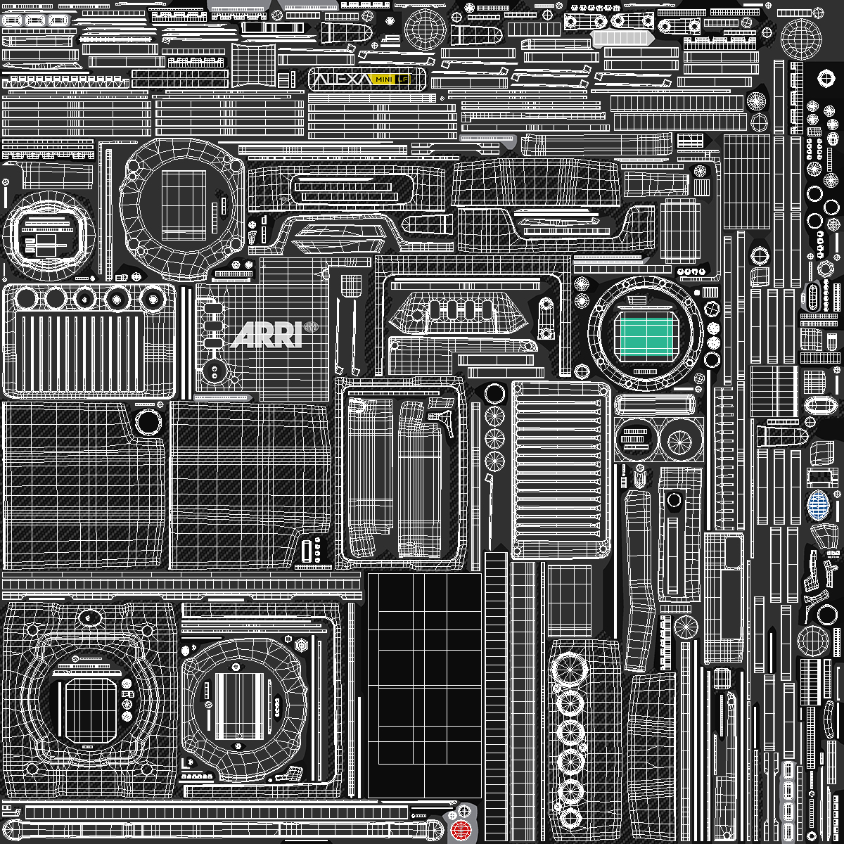 3D model ARRI Alexa Mini With Lens