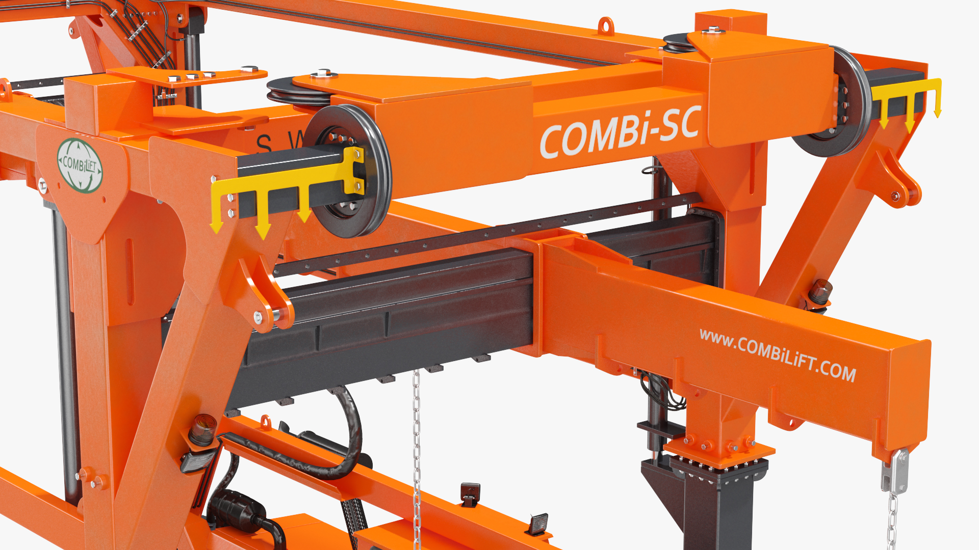 Combi-SC Range Straddle Carrier Clean 3D