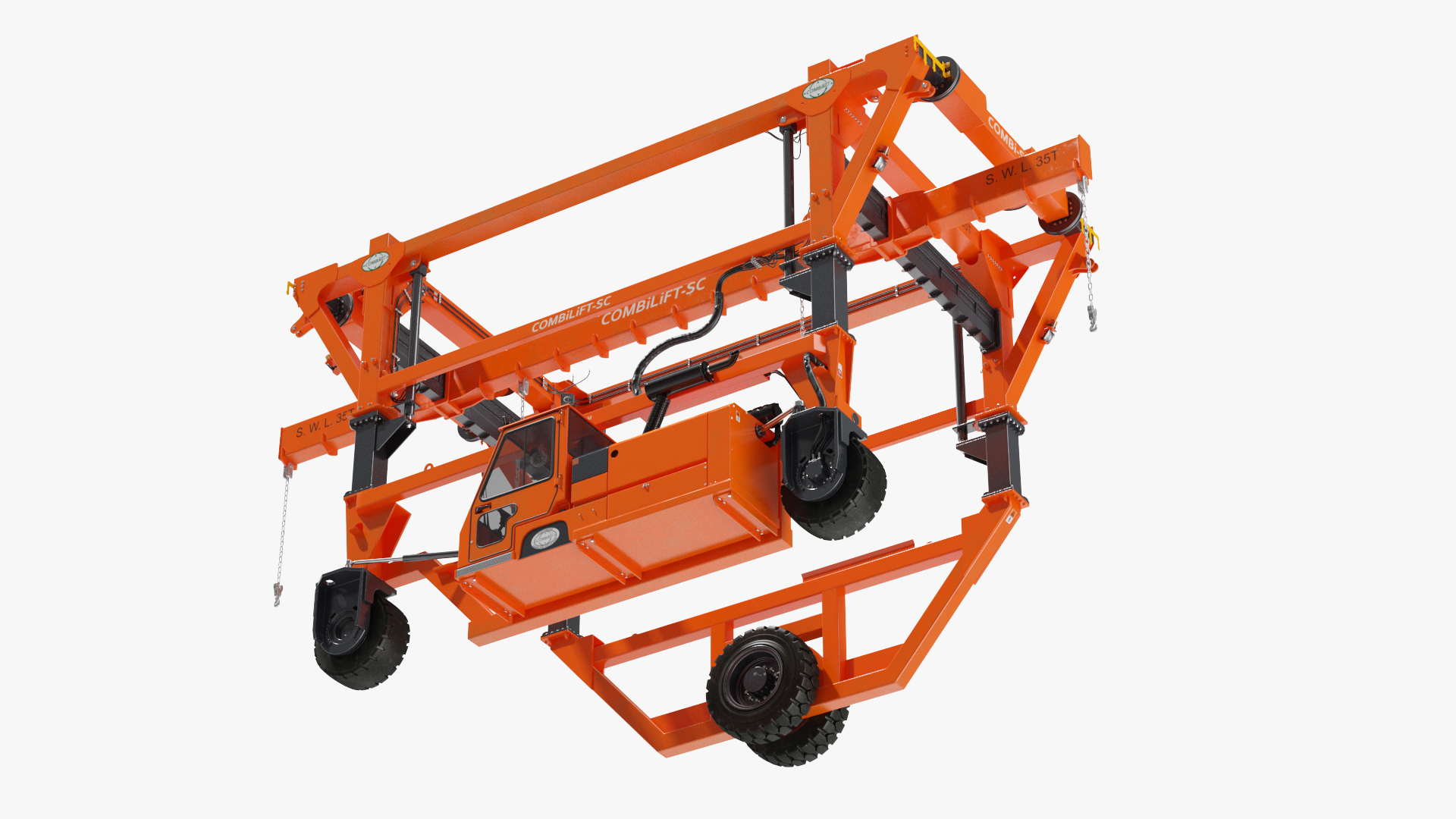 Combi-SC Range Straddle Carrier Clean 3D