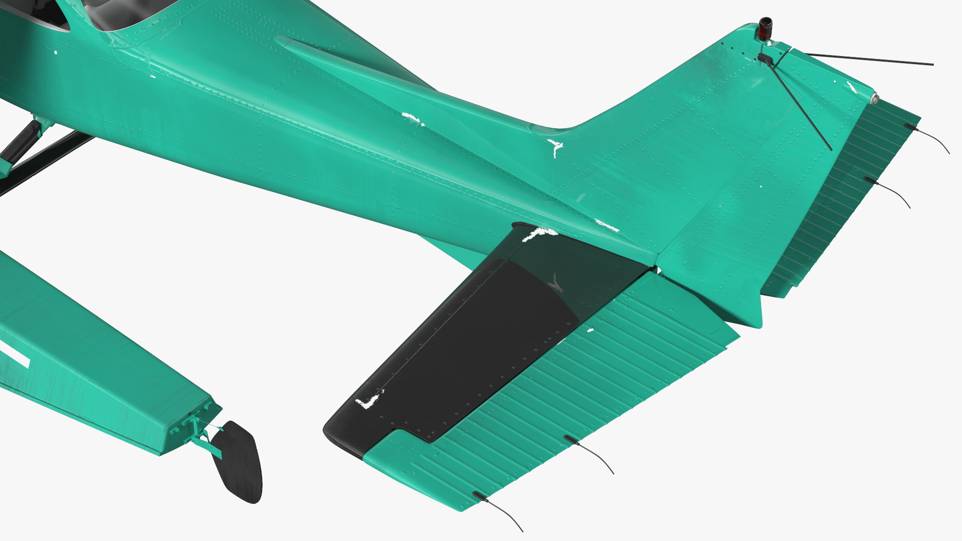 3D Four Seat Seaplane model