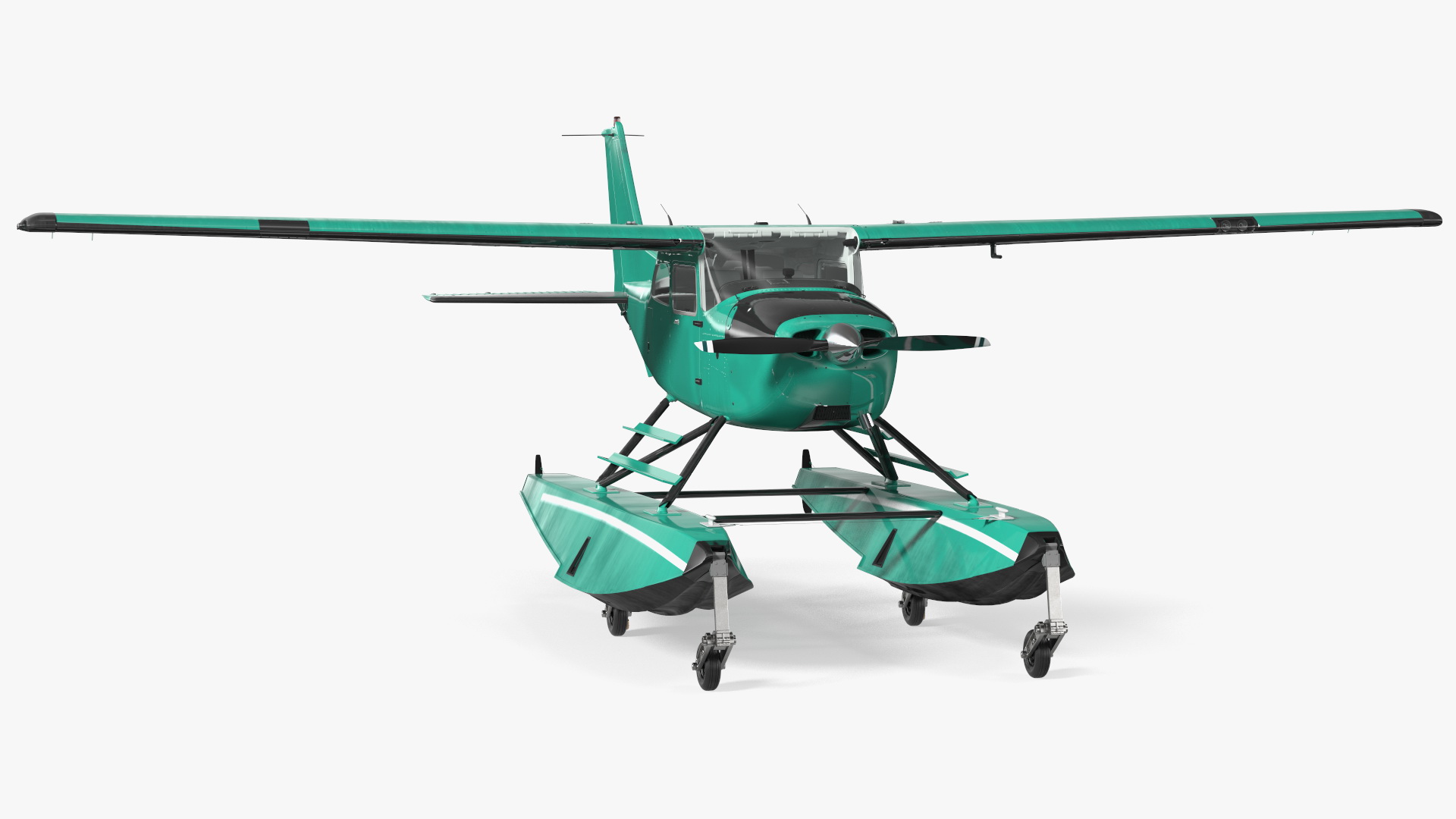 3D Four Seat Seaplane model