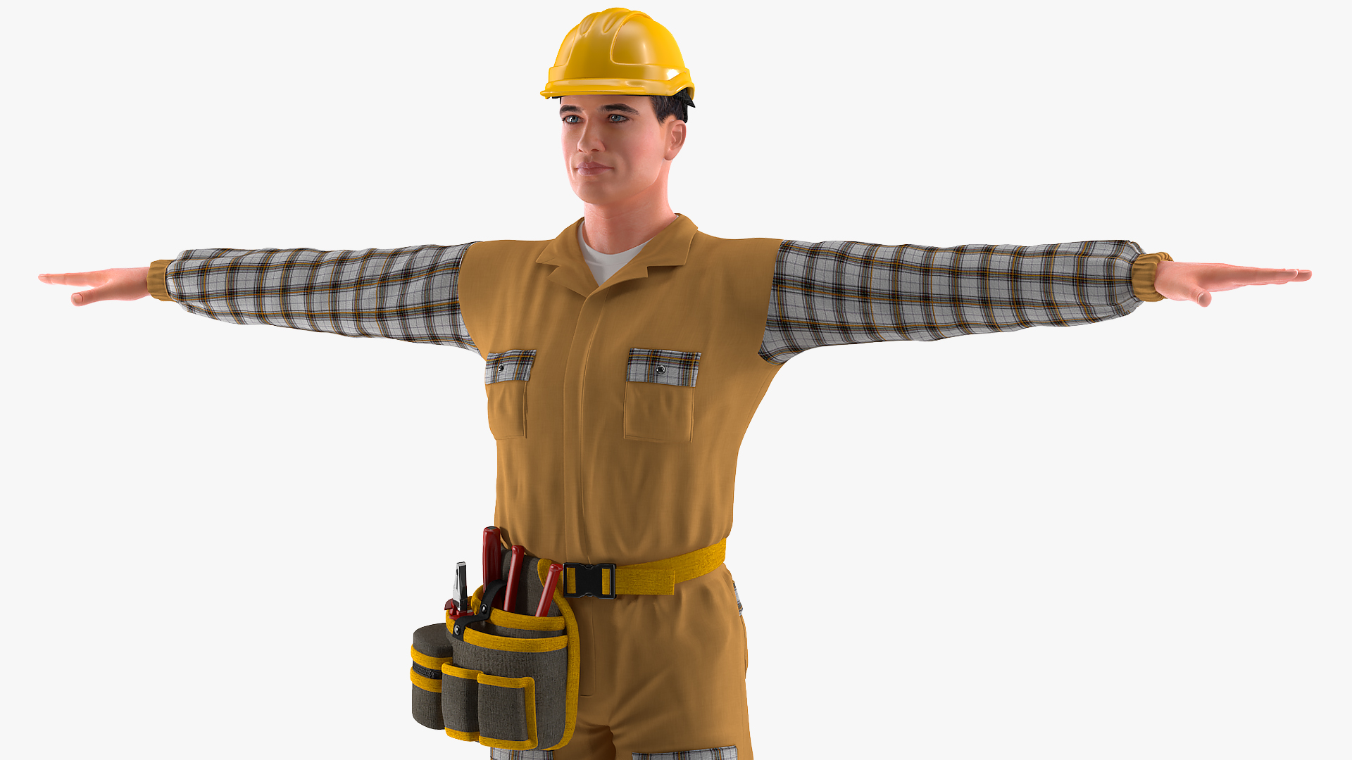 Builder Rigged 3D model