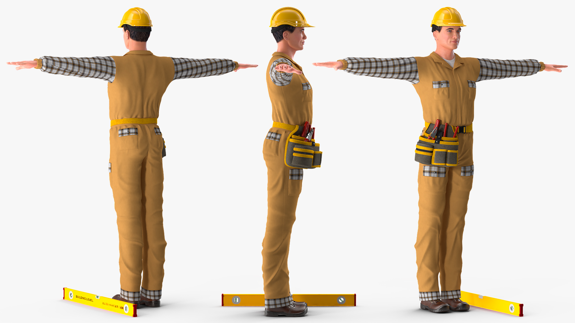 Builder Rigged 3D model