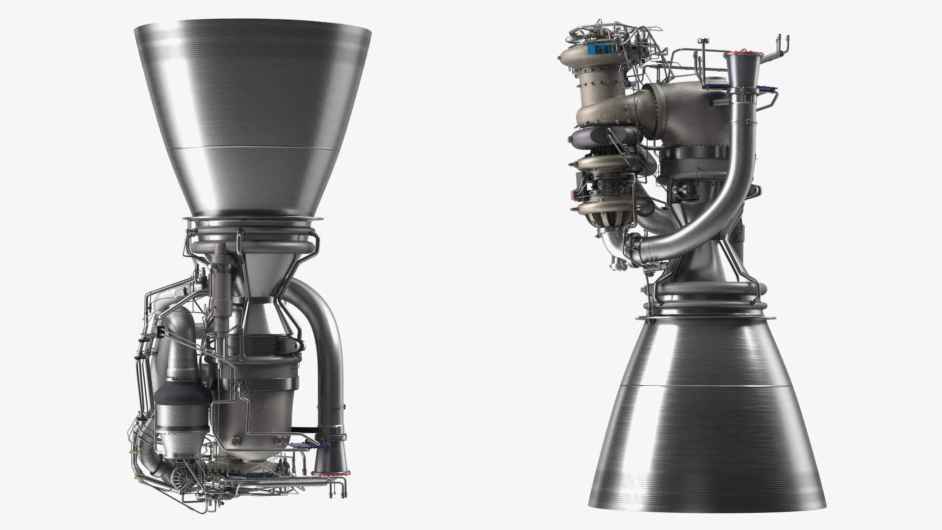 3D BE-4 Rocket Engine model