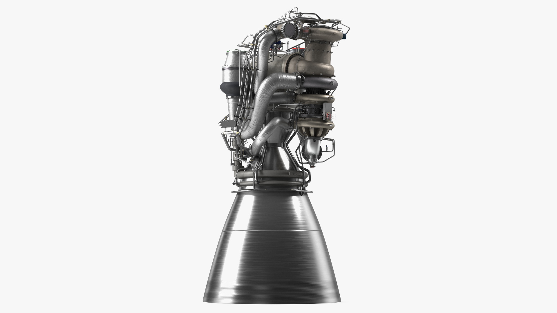 3D BE-4 Rocket Engine model