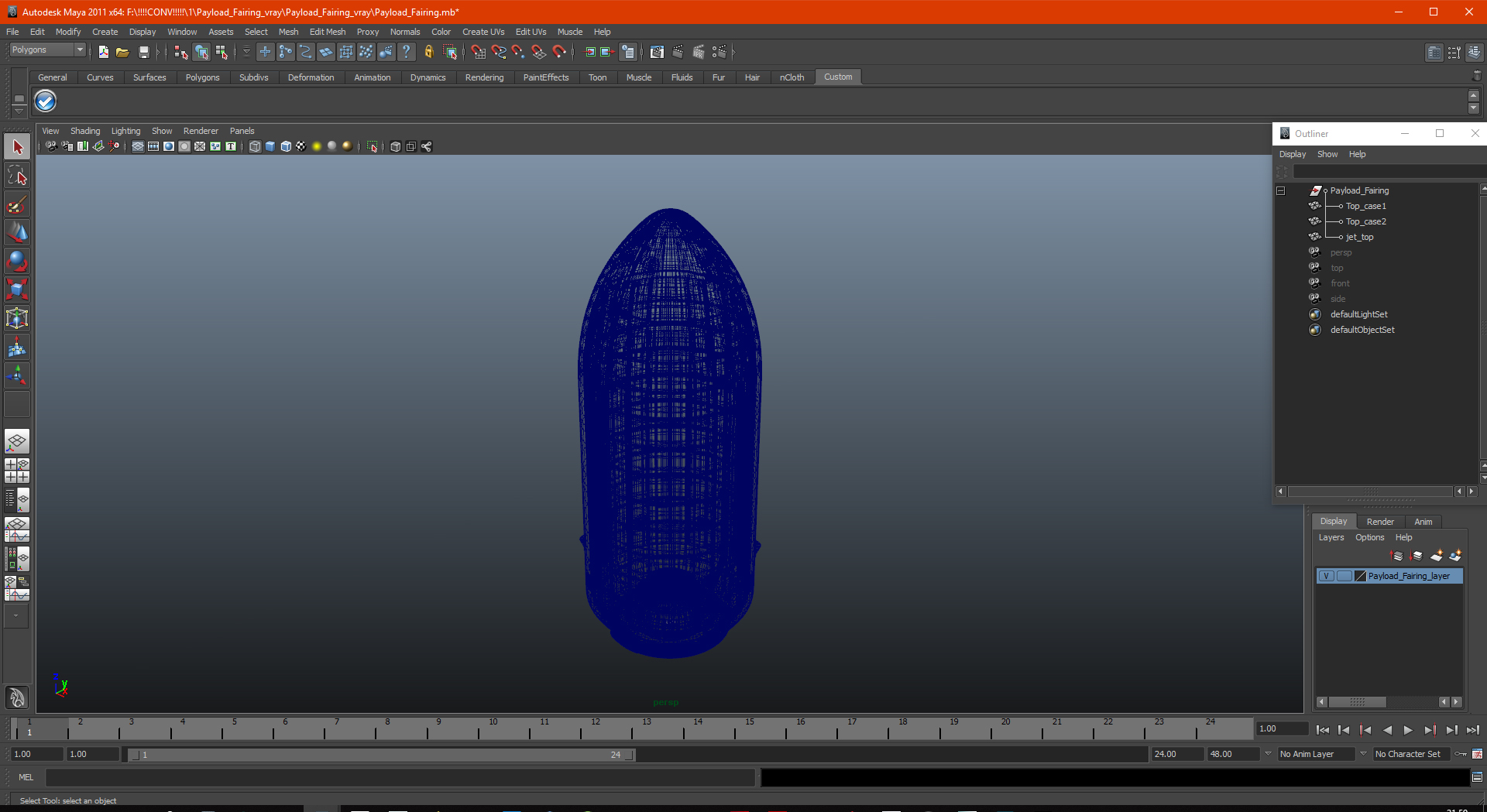 3D model Payload Fairing