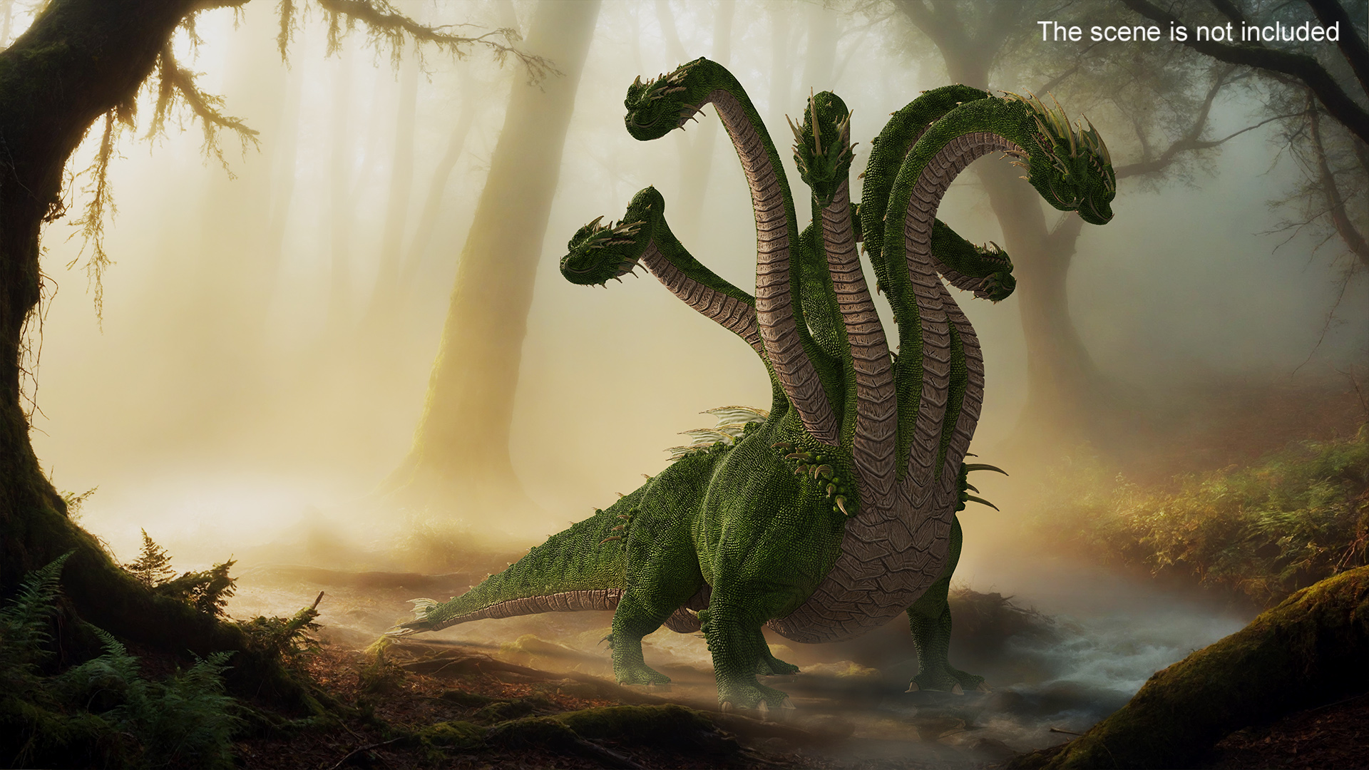 3D Hydra Rigged for Cinema 4D