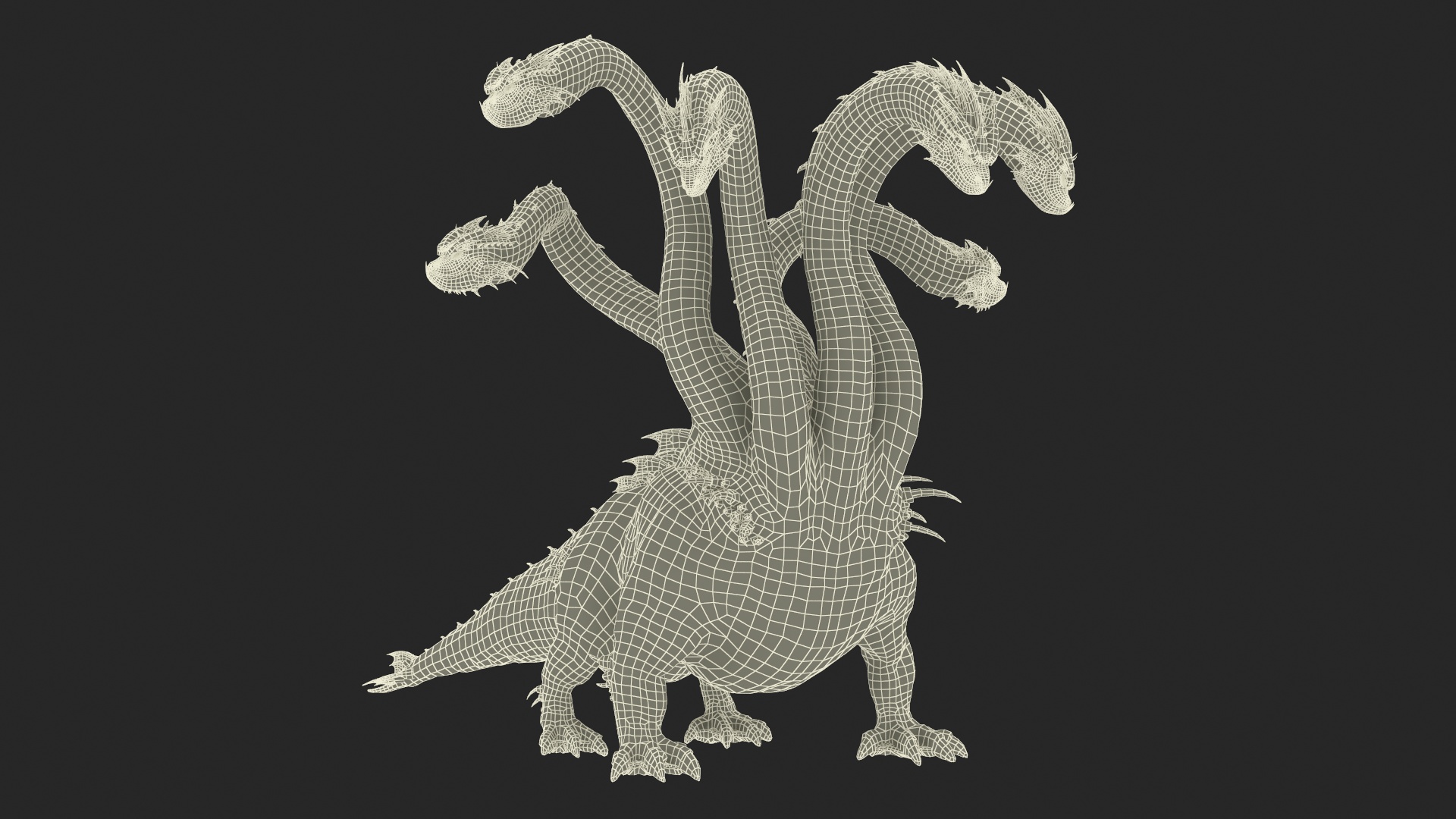 3D Hydra Rigged for Cinema 4D