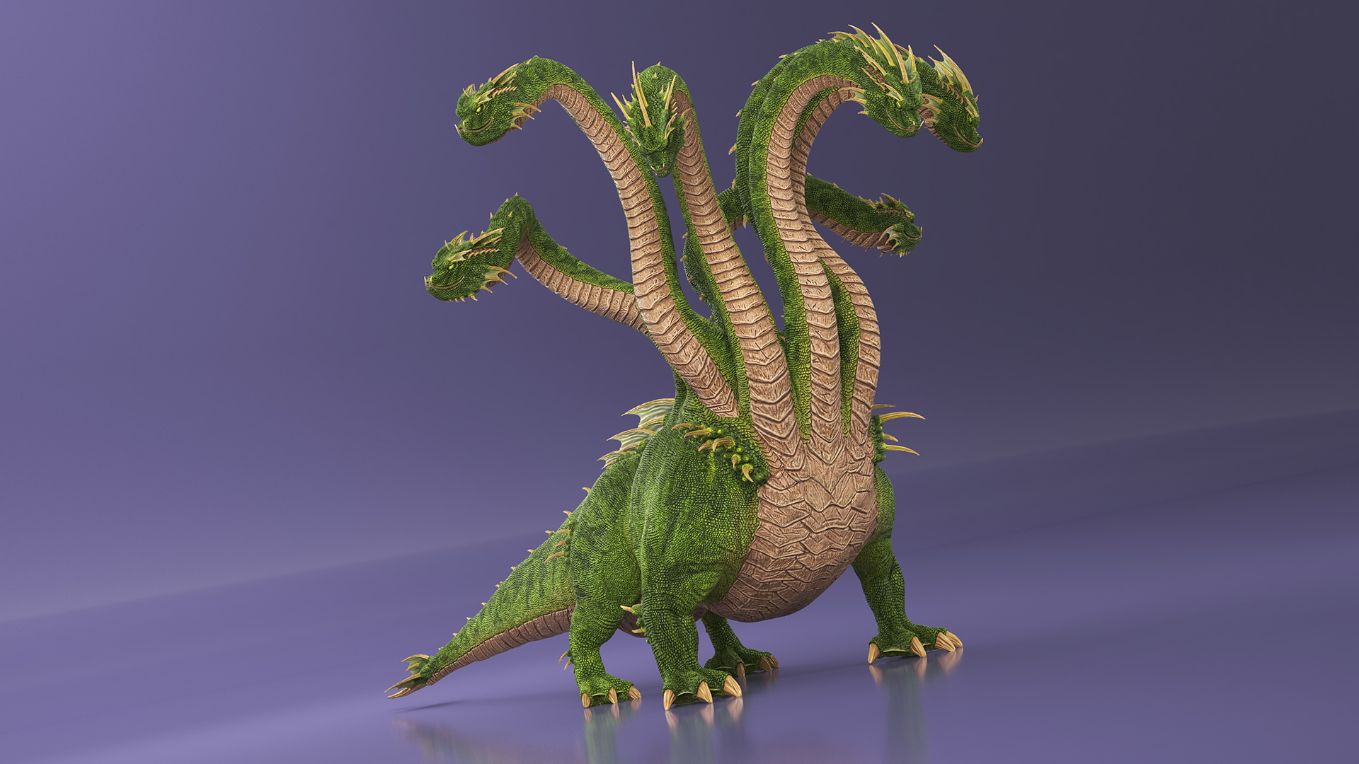 3D Hydra Rigged for Cinema 4D