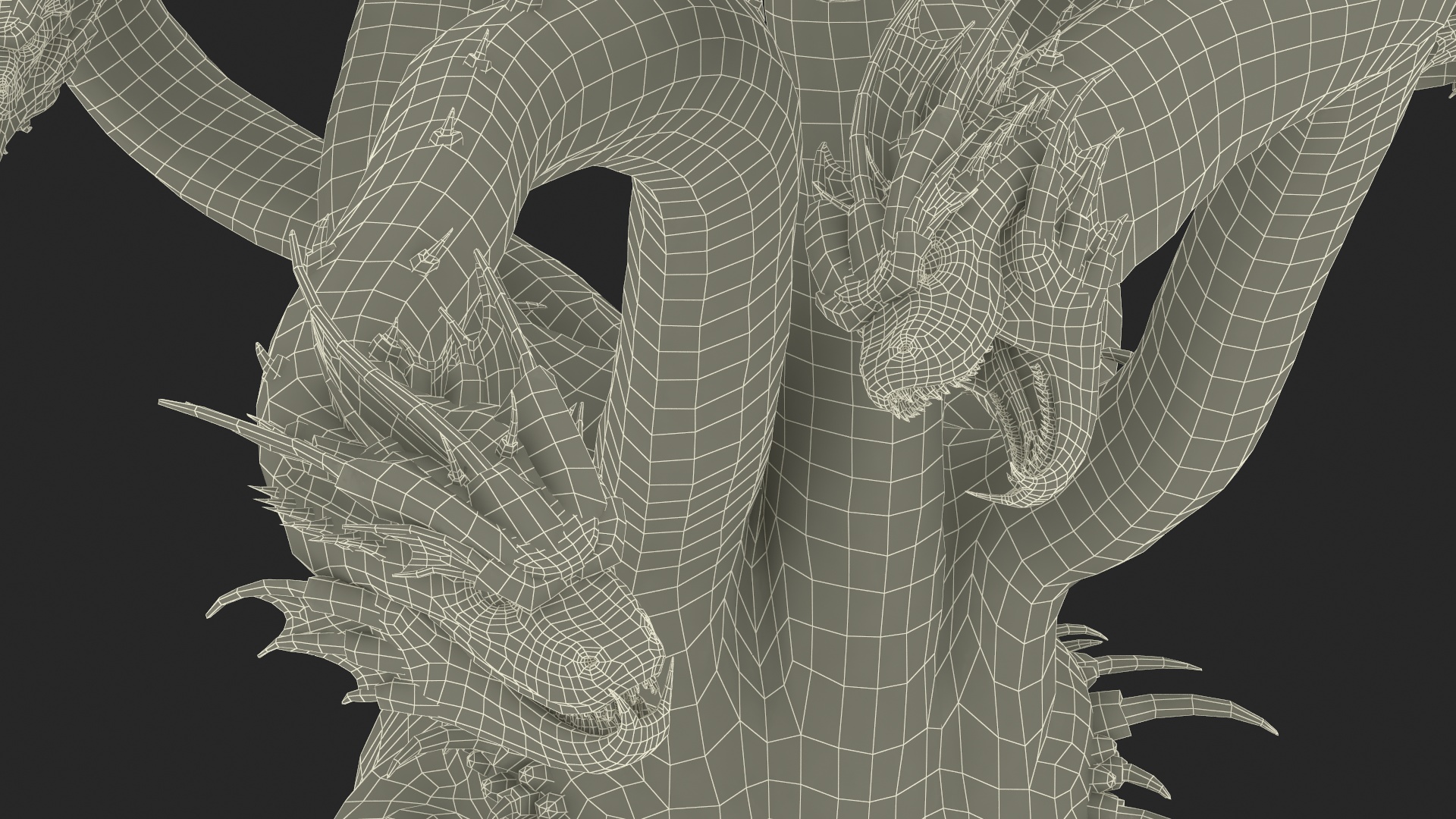 3D Hydra Rigged for Cinema 4D