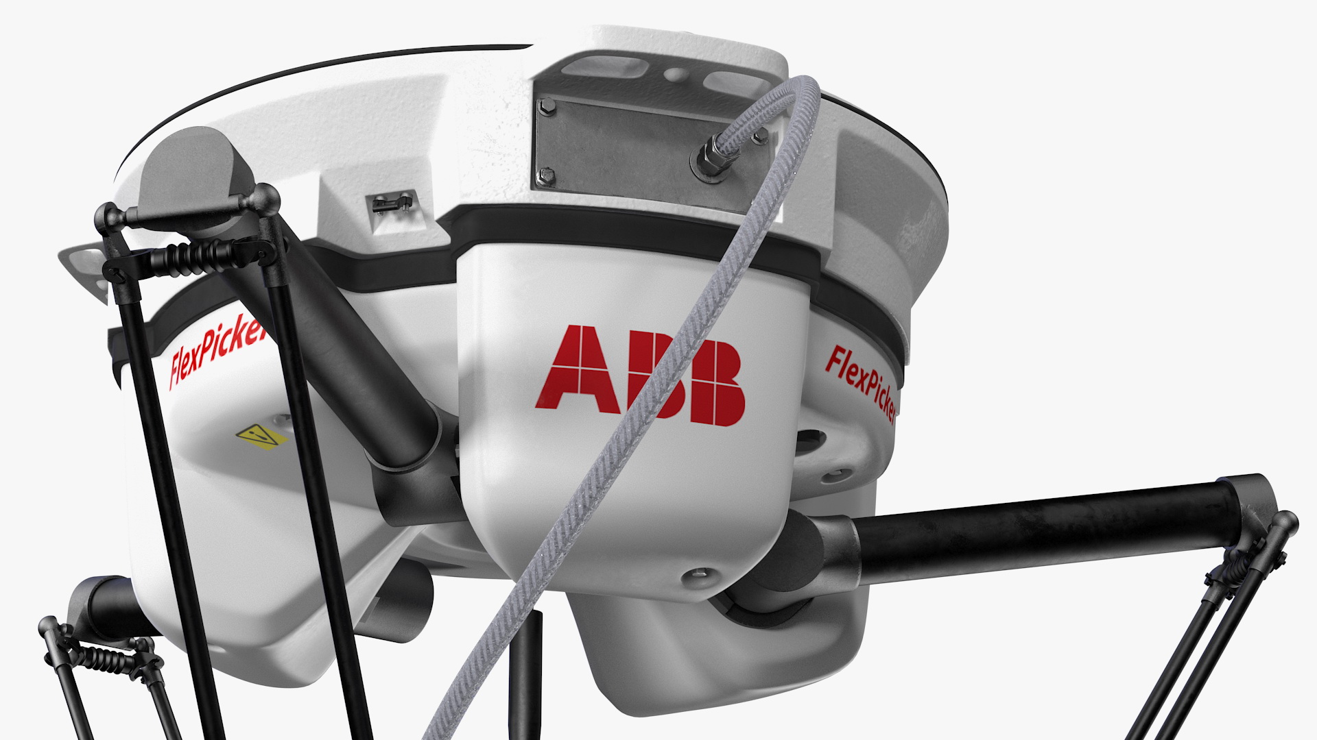 Parallel Robot ABB IRB 360 Flexpicker rigged 3D model