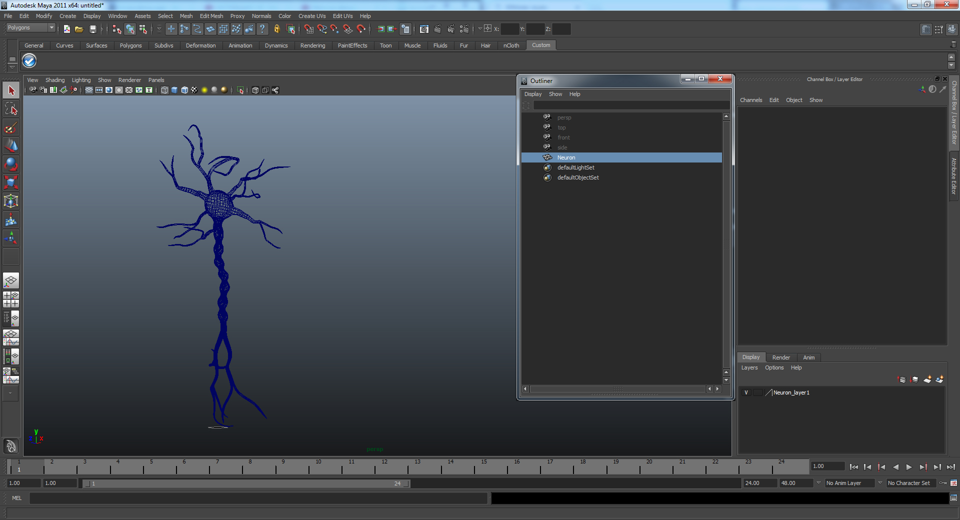 3D model Neuron